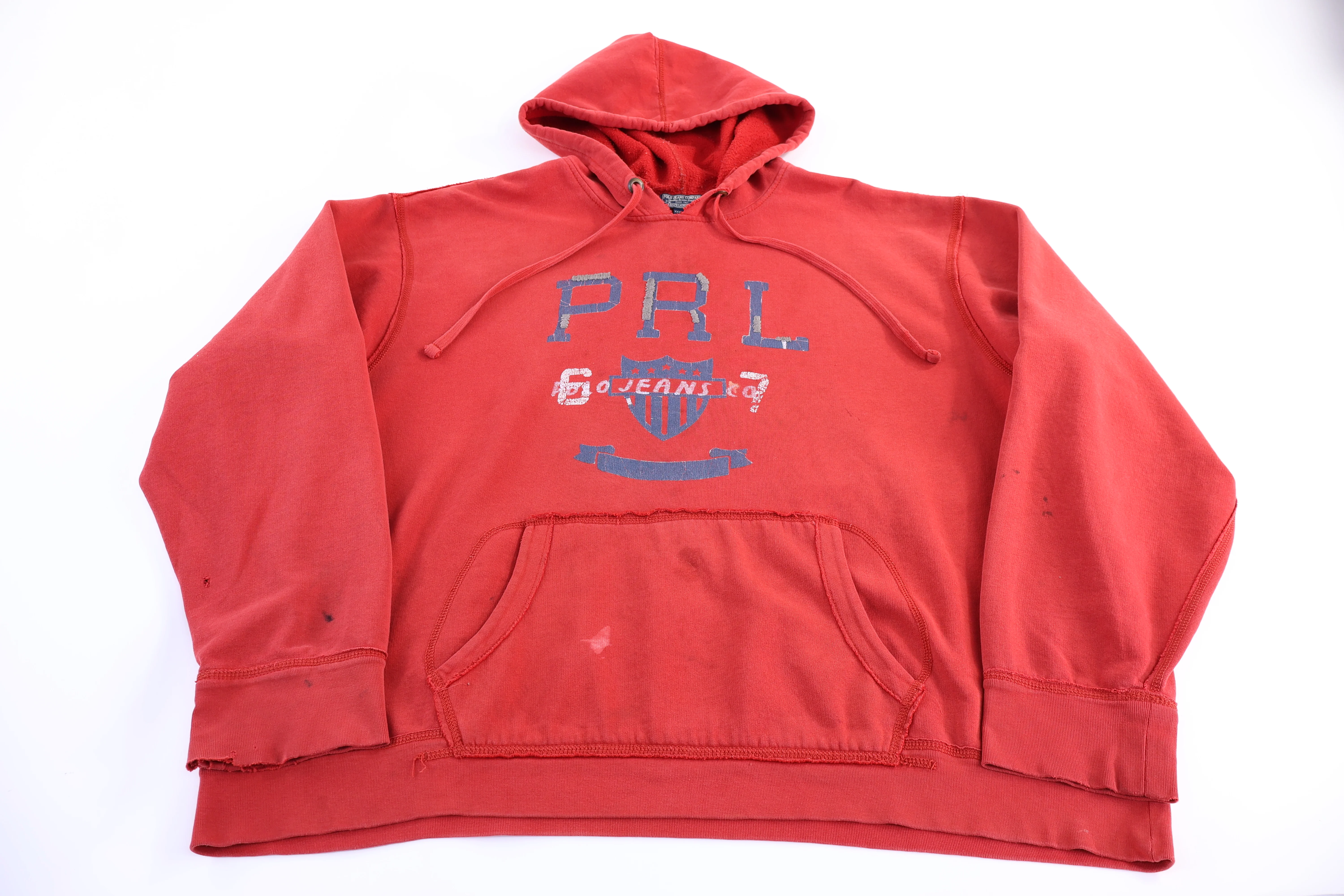 Polo Jeans Company Red Pullover Hoodie