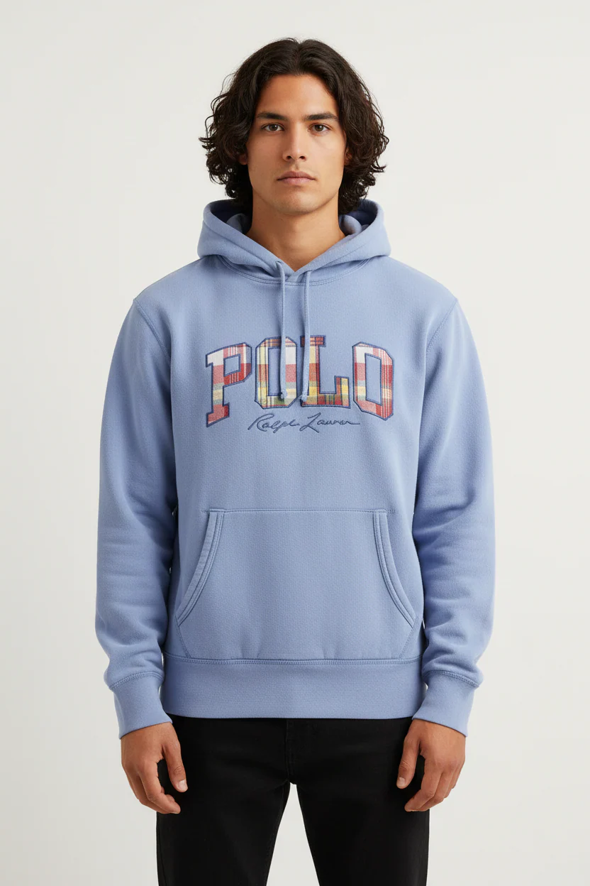 Polo Ralph Lauren Blue Pullover Hoodie