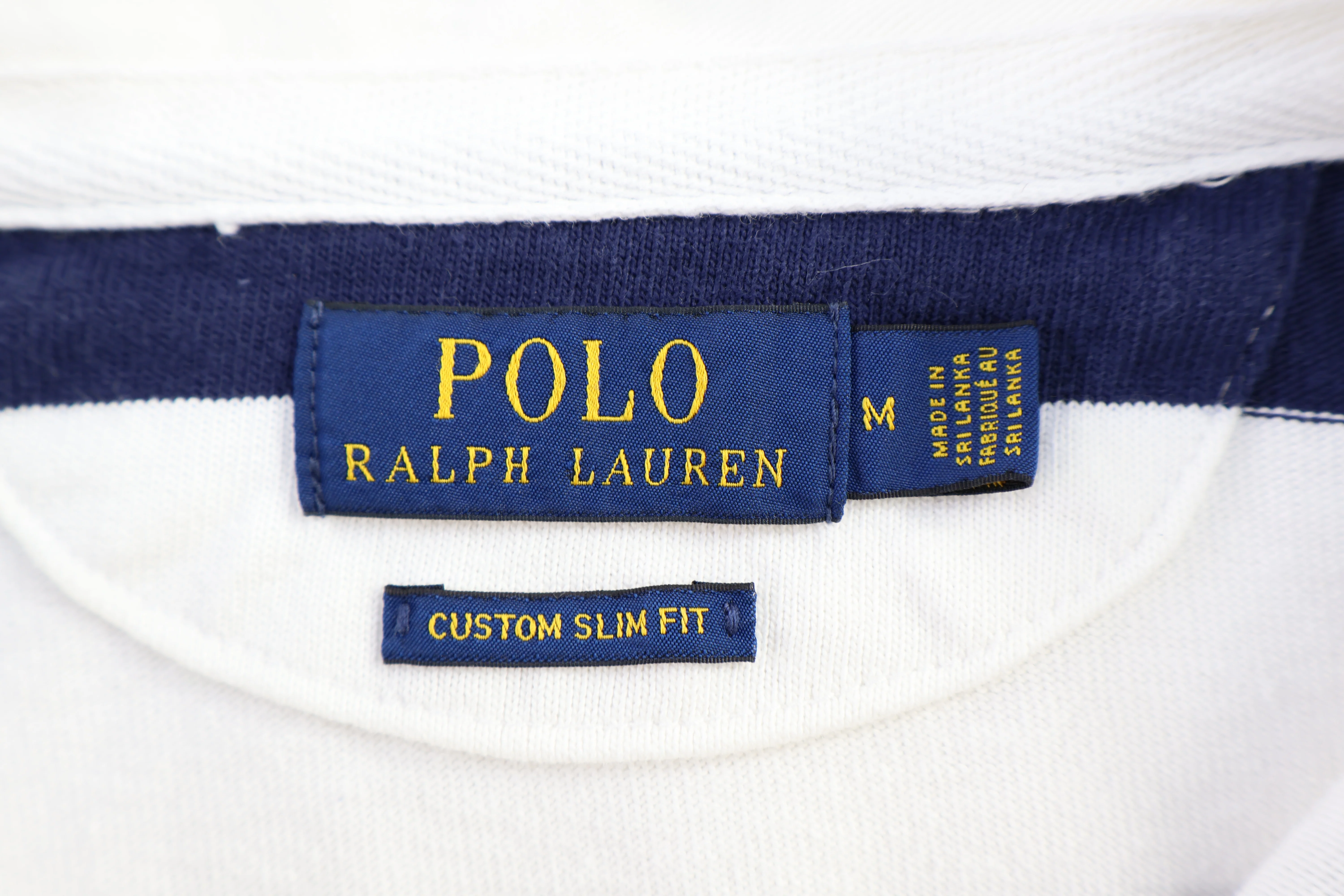 Polo Ralph Lauren Blue & White LS Button Up - Image 4