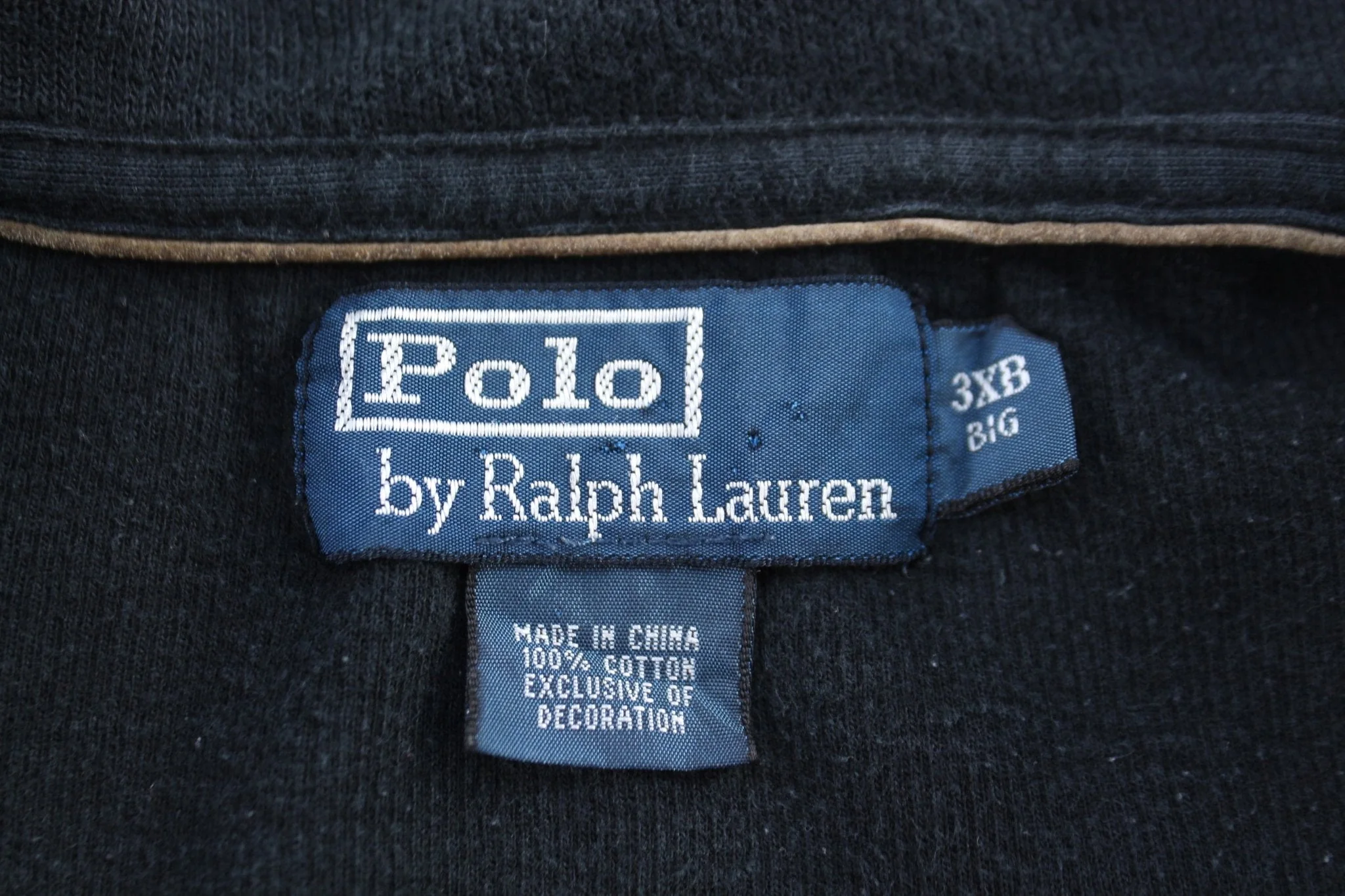 Polo Ralph Lauren Embroidered Logo Black Quarter Zip Sweater - Image 5