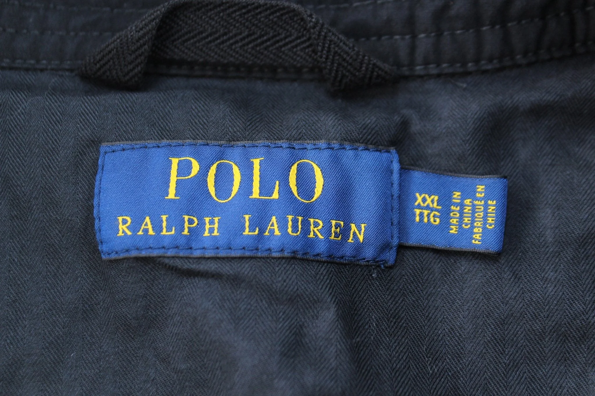 Polo Ralph Lauren Embroidered Logo Black Zip Up Jacket - Image 3