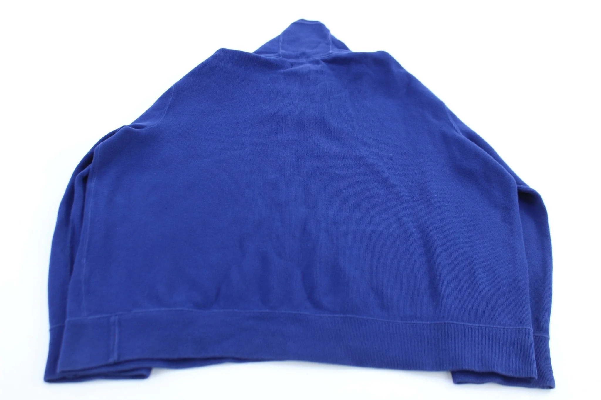 Polo Ralph Lauren Embroidered Logo Blue Button Up Sweater - Image 2