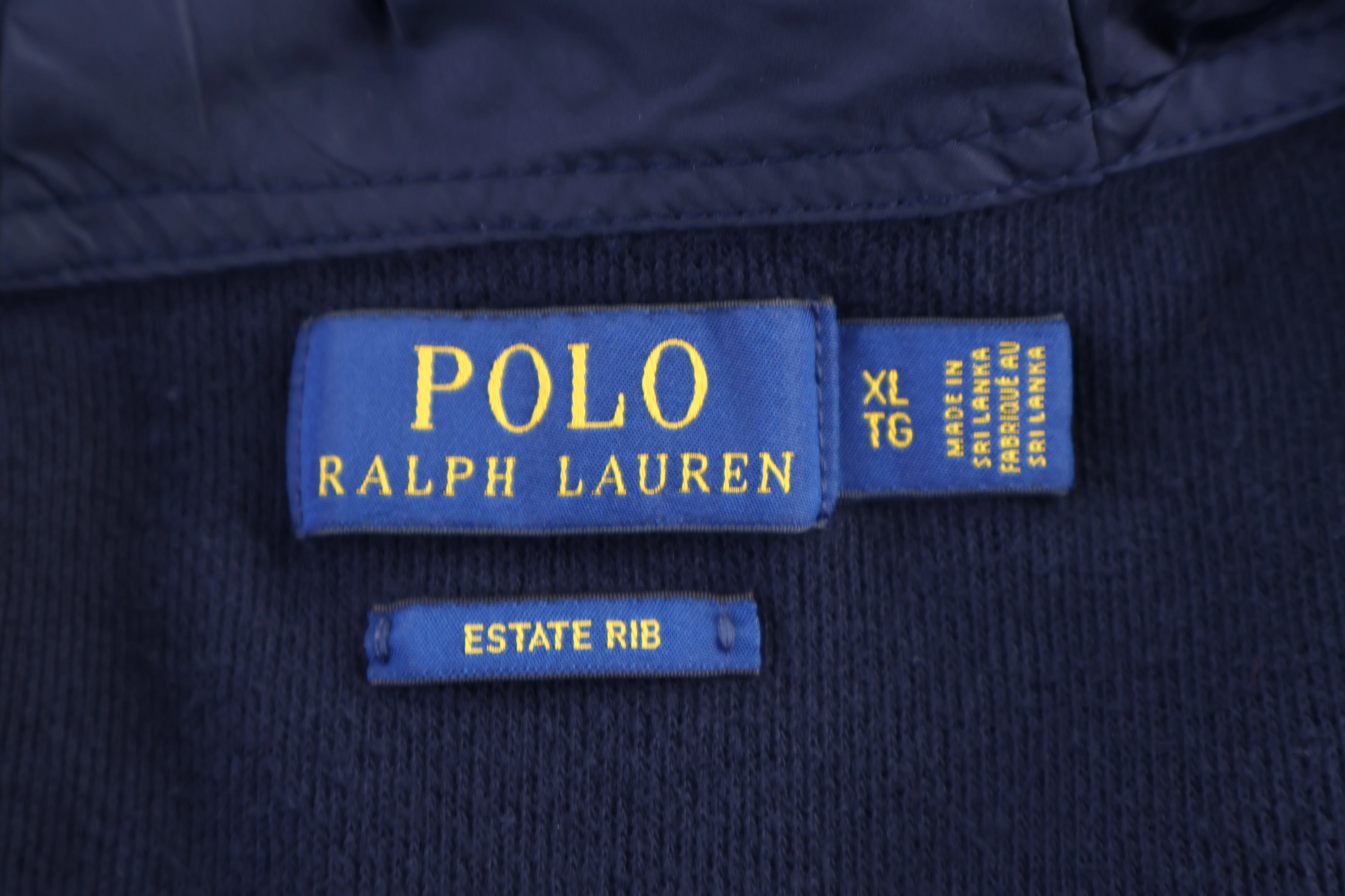 Polo Ralph Lauren Embroidered Logo Blue Full Zip Hoodie - Image 3
