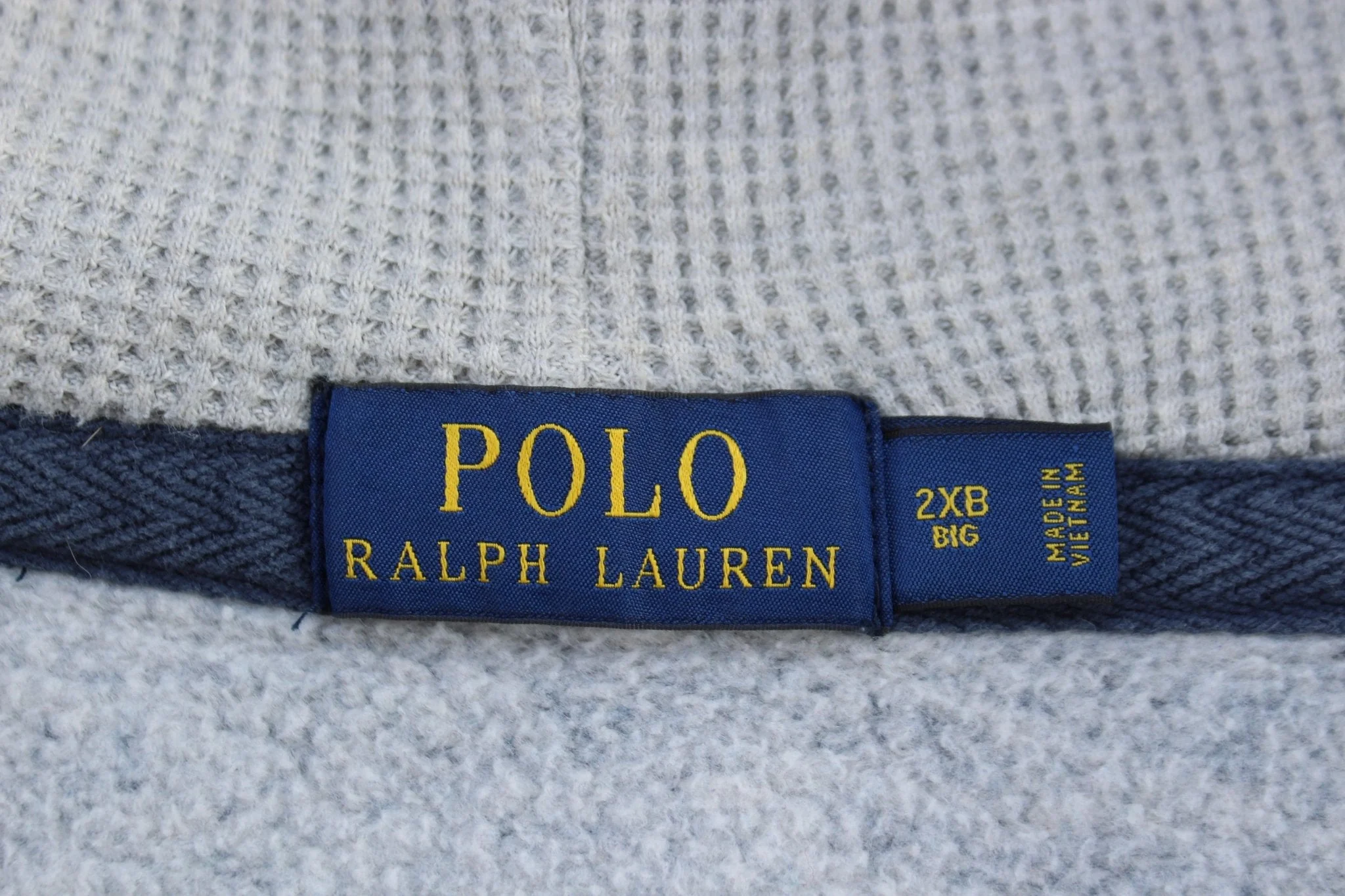 Polo Ralph Lauren Embroidered Logo Blue Full Zip Jacket - Image 3