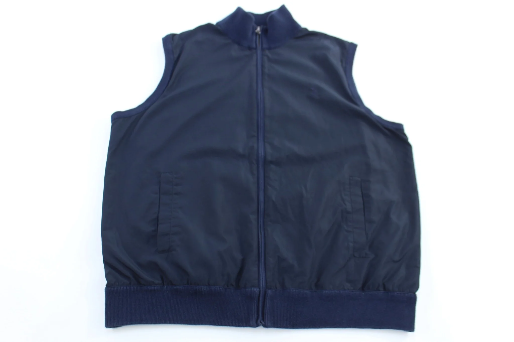 Polo Ralph Lauren Embroidered Logo Blue Full Zip Vest
