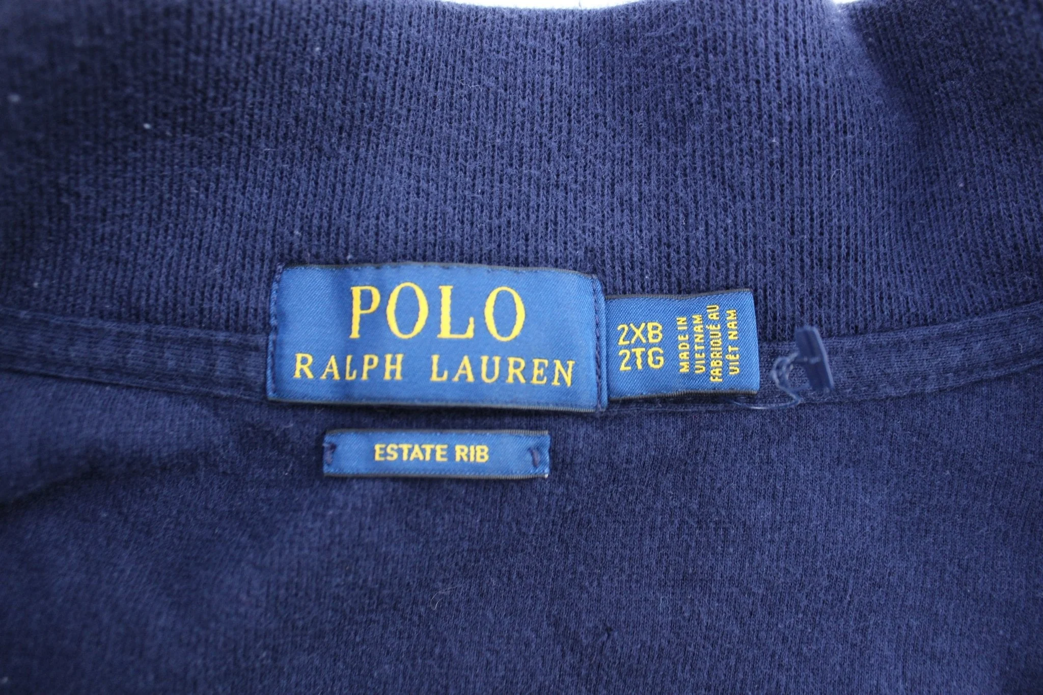 Polo Ralph Lauren Embroidered Logo Blue Quarter Zip Sweater - Image 3