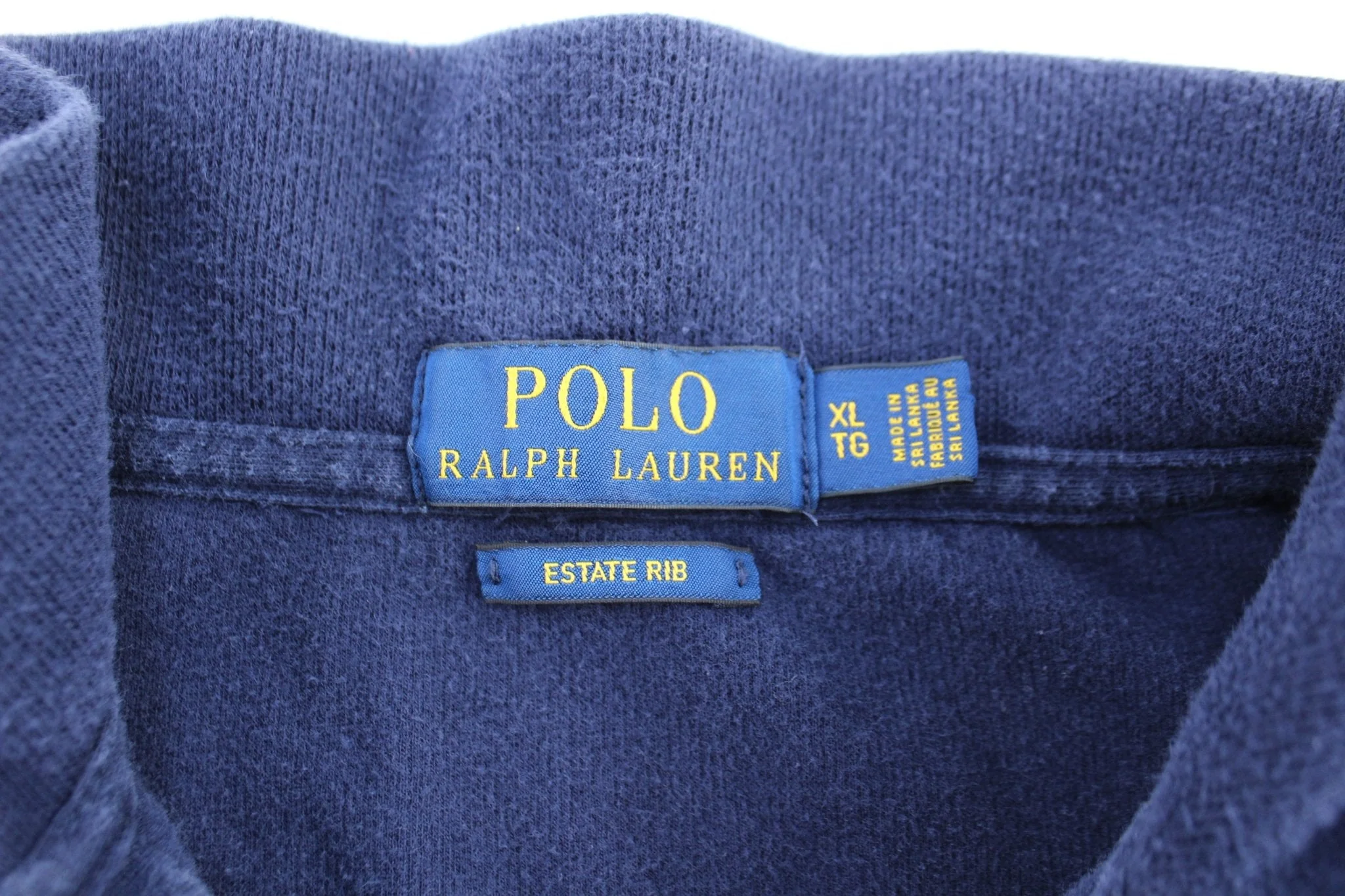 Polo Ralph Lauren Embroidered Logo Blue Quarter Zip Sweater - Image 3