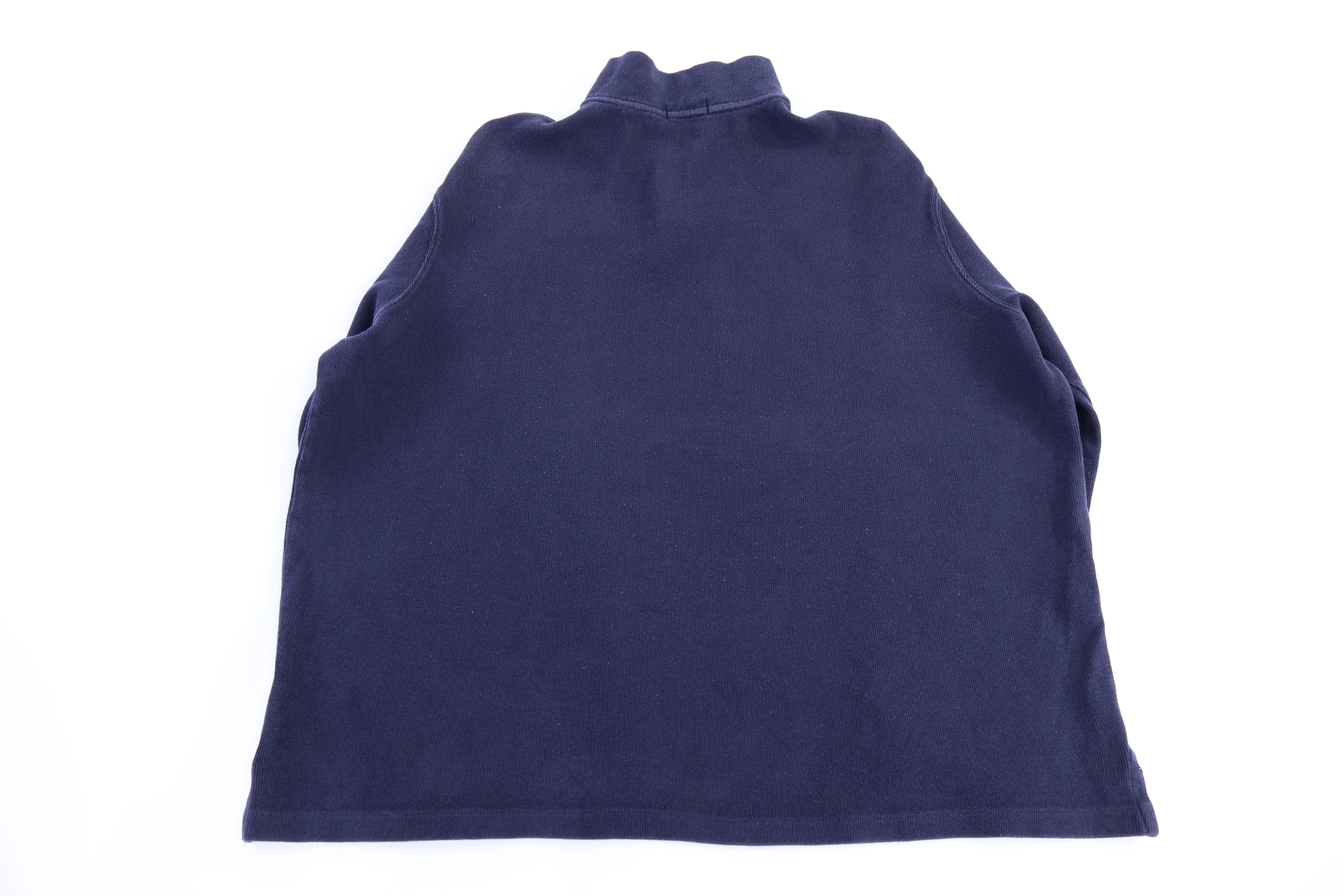 Polo Ralph Lauren Embroidered Logo Blue Quarter Zip Sweater - Image 2