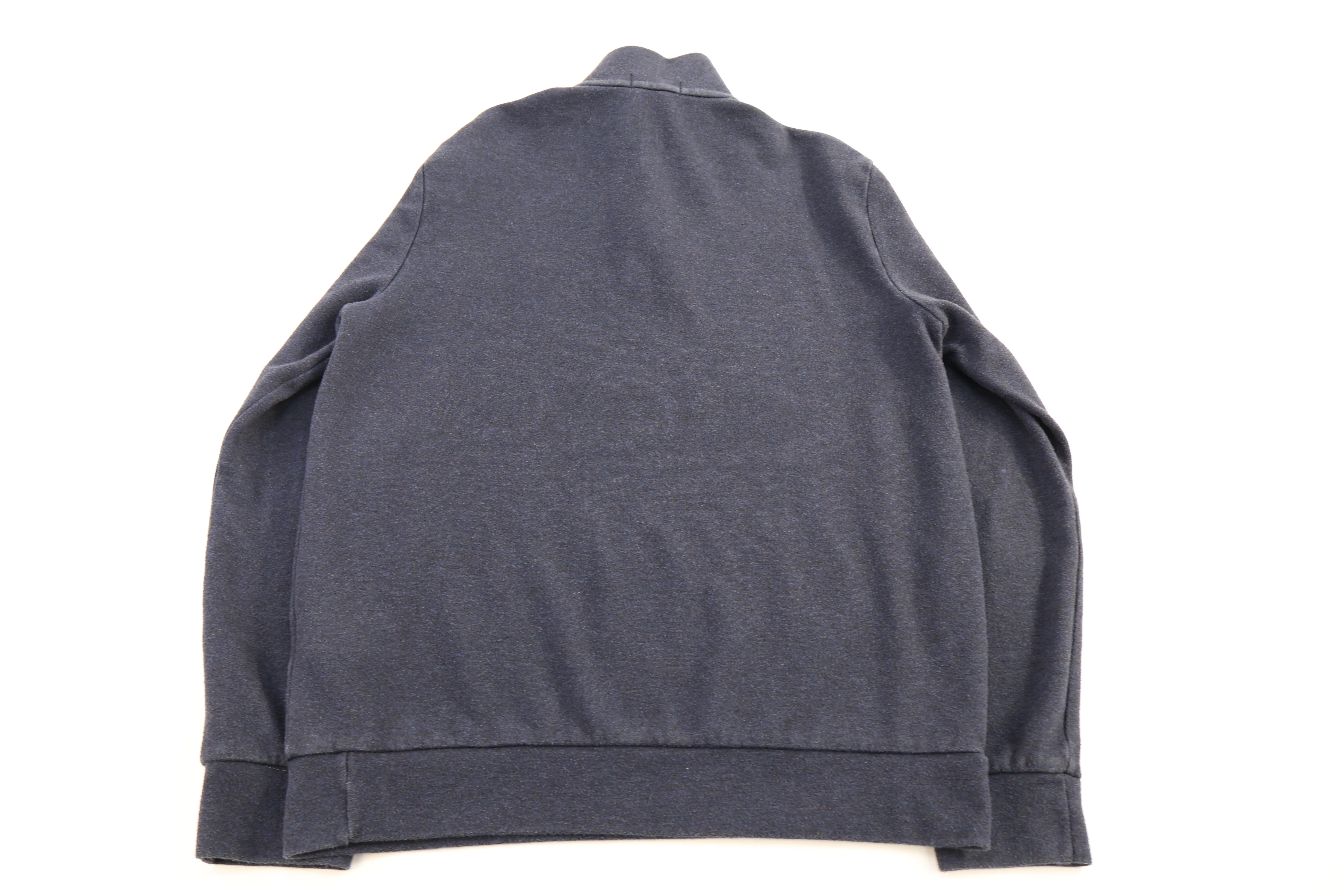 Polo Ralph Lauren Embroidered Logo Blue Quarter Zip Sweater - Image 2