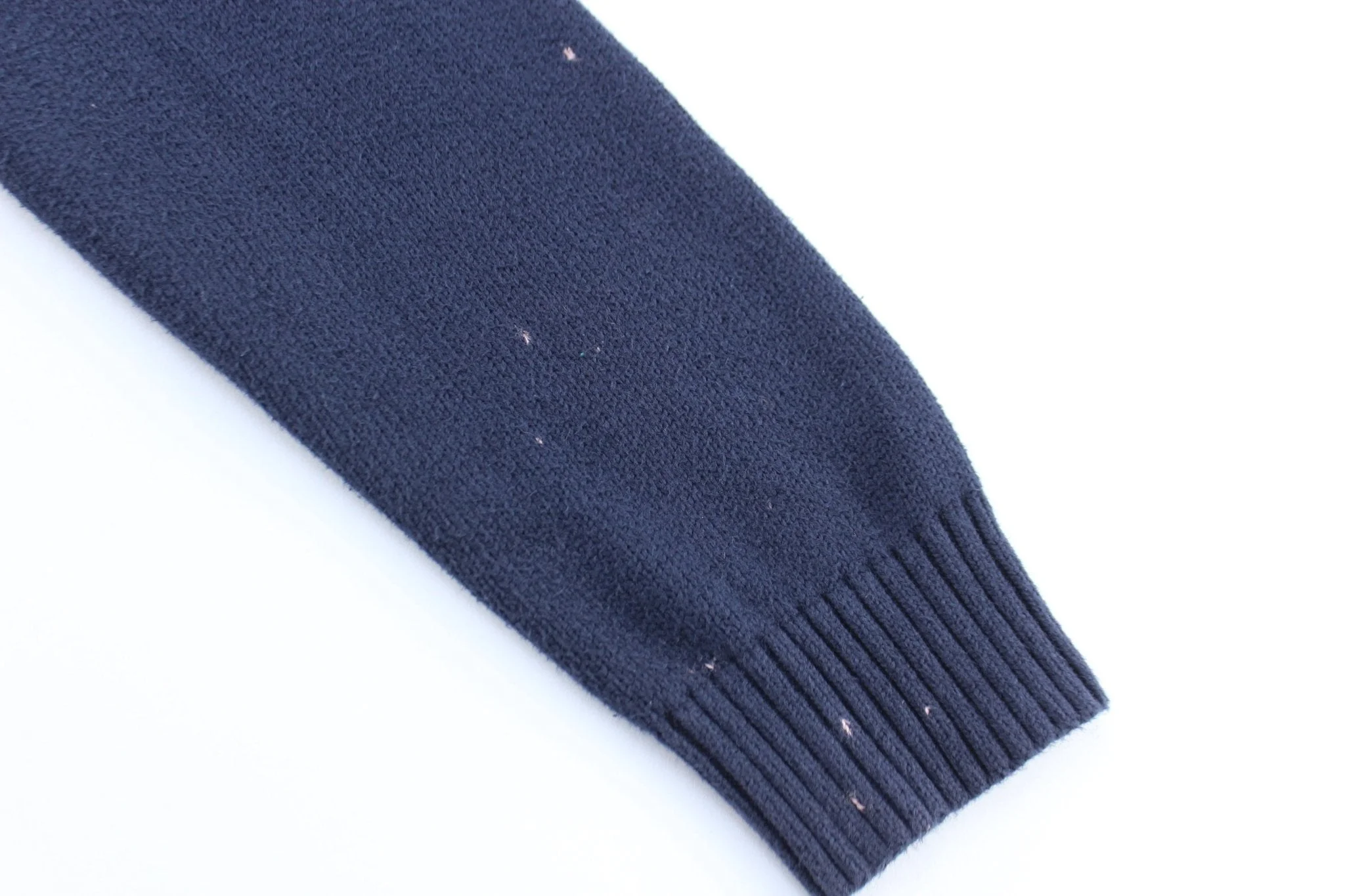 Polo Ralph Lauren Embroidered Logo Blue Quarter Zip Sweater - Image 5