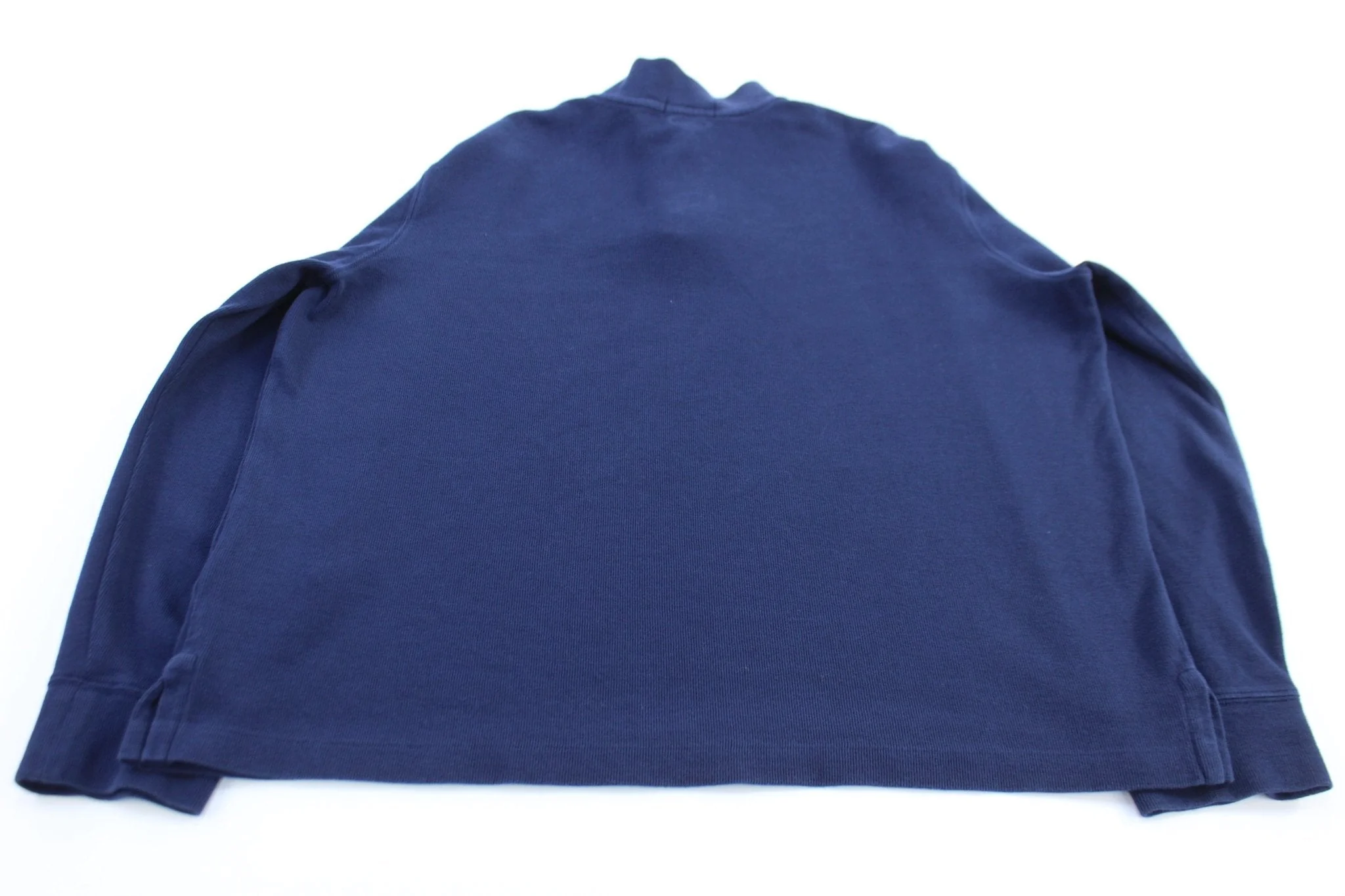 Polo Ralph Lauren Embroidered Logo Blue Quarter Zip Sweater - Image 2