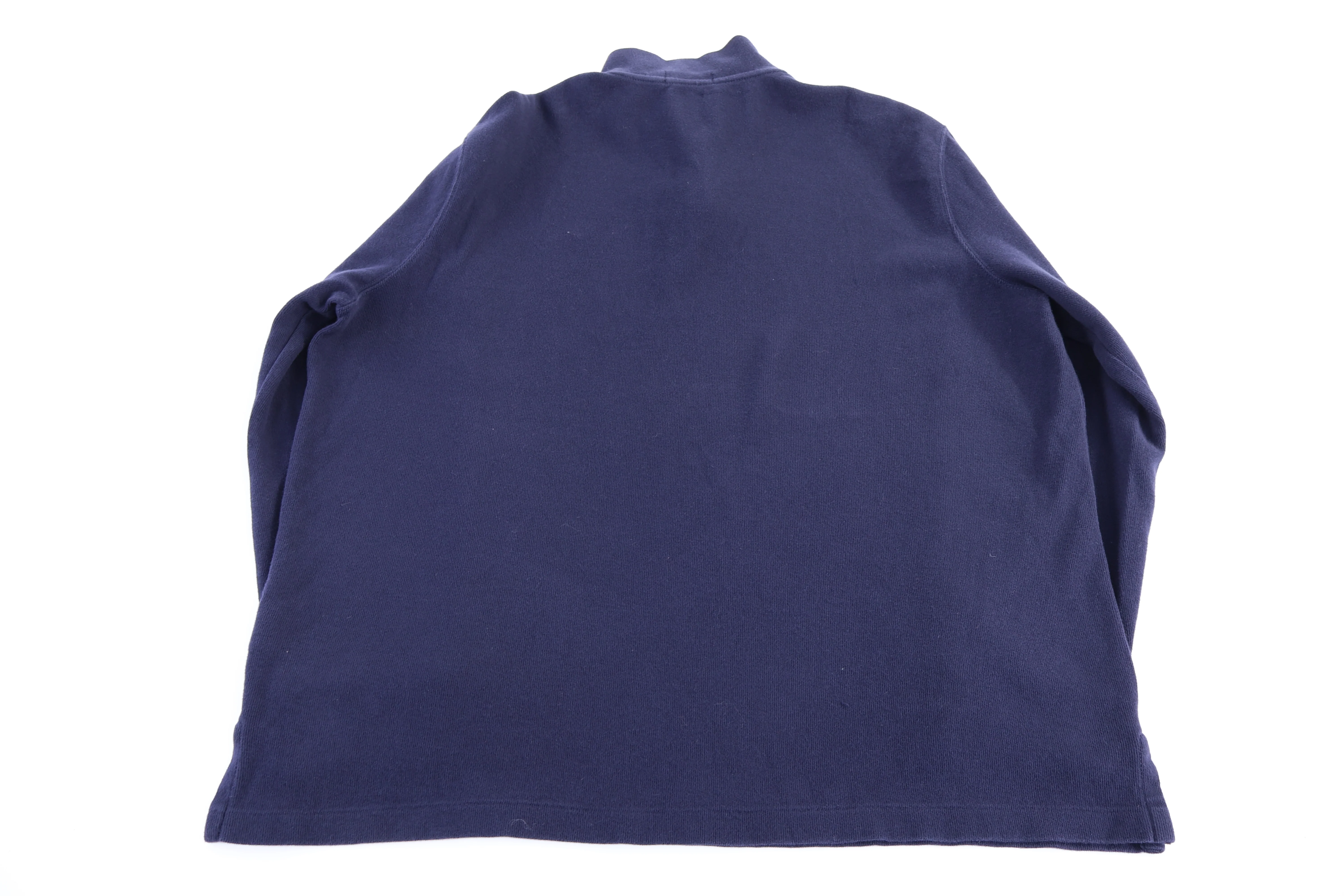 Polo Ralph Lauren Embroidered Logo Blue Quarter Zip Sweater - Image 2