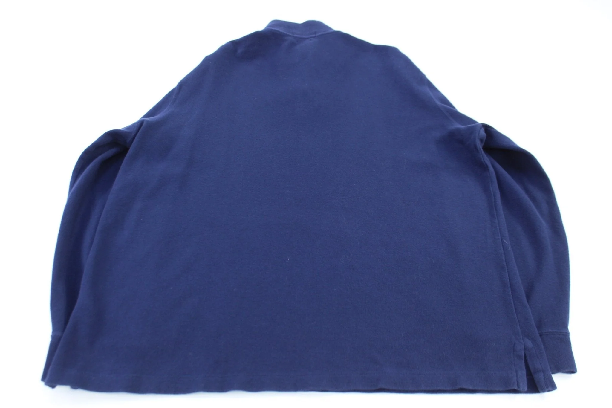 Polo Ralph Lauren Embroidered Logo Blue Quarter Zip Sweater - Image 2