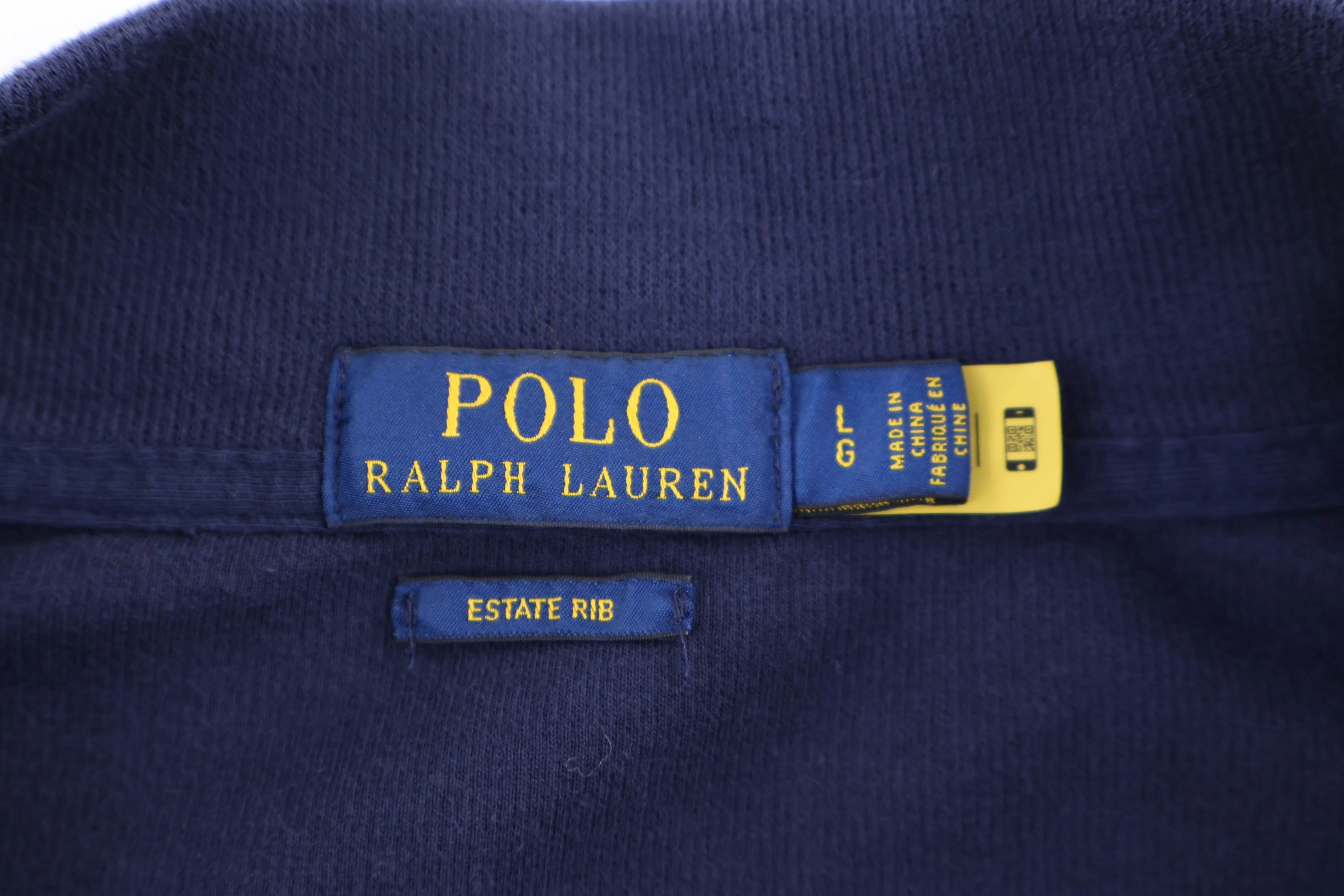 Polo Ralph Lauren Embroidered logo Blue Quarter Zip Sweater - Image 3