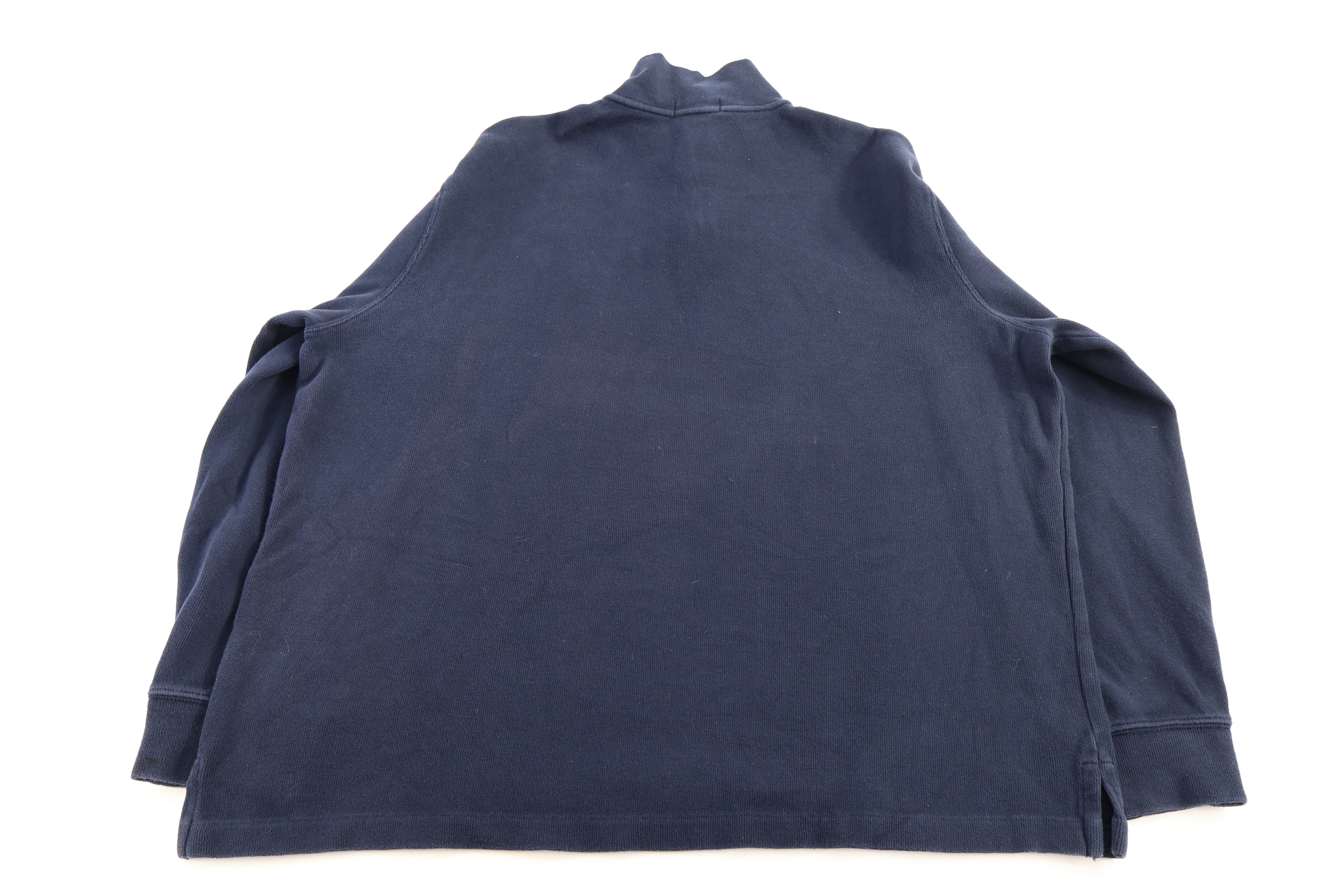 Polo Ralph Lauren Embroidered Logo Blue Quarter Zip Sweater - Image 2