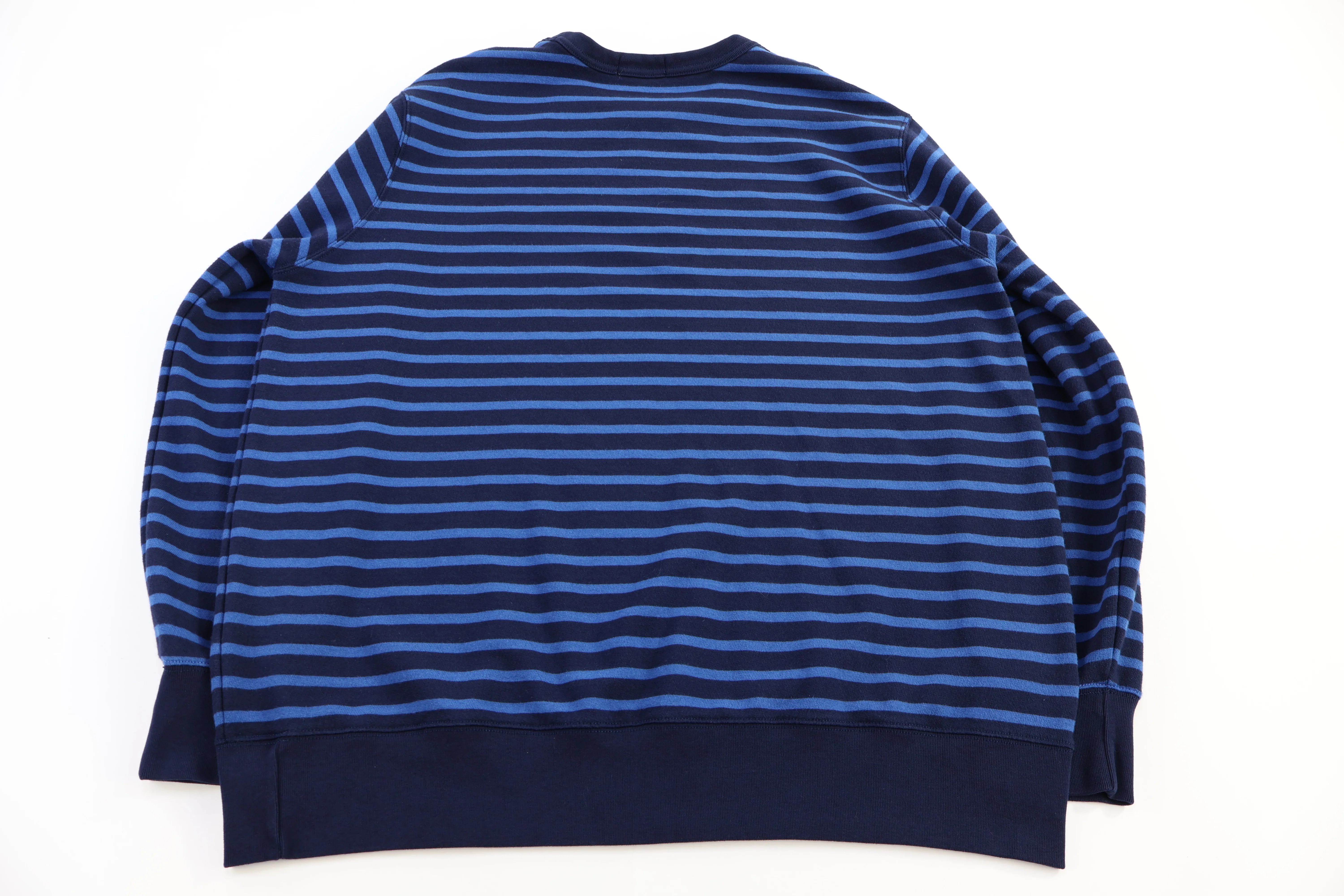 Polo Ralph Lauren Embroidered Logo Blue Striped Sweater - Image 2