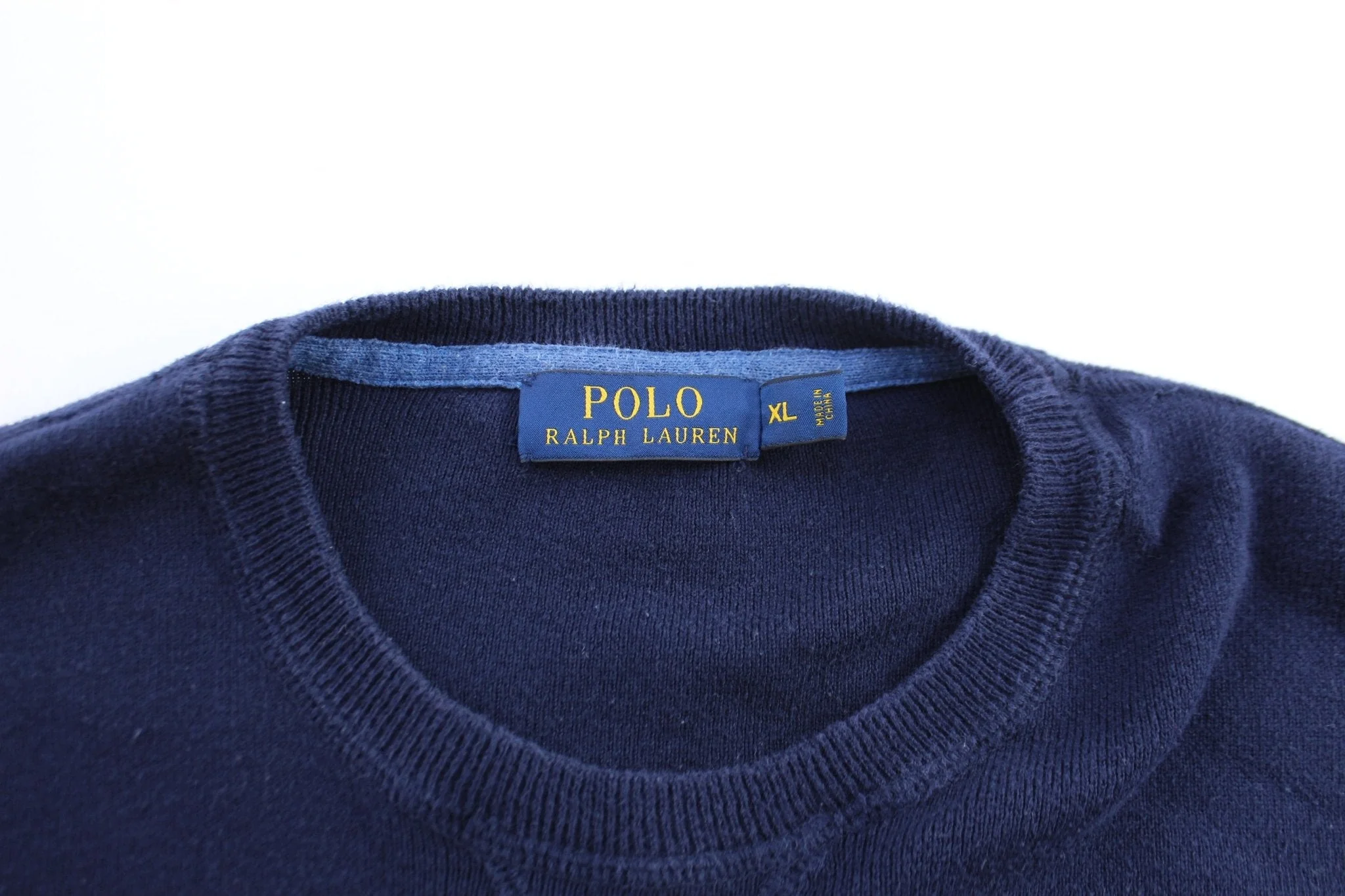 Polo Ralph Lauren Embroidered Logo Blue Sweater - Image 3