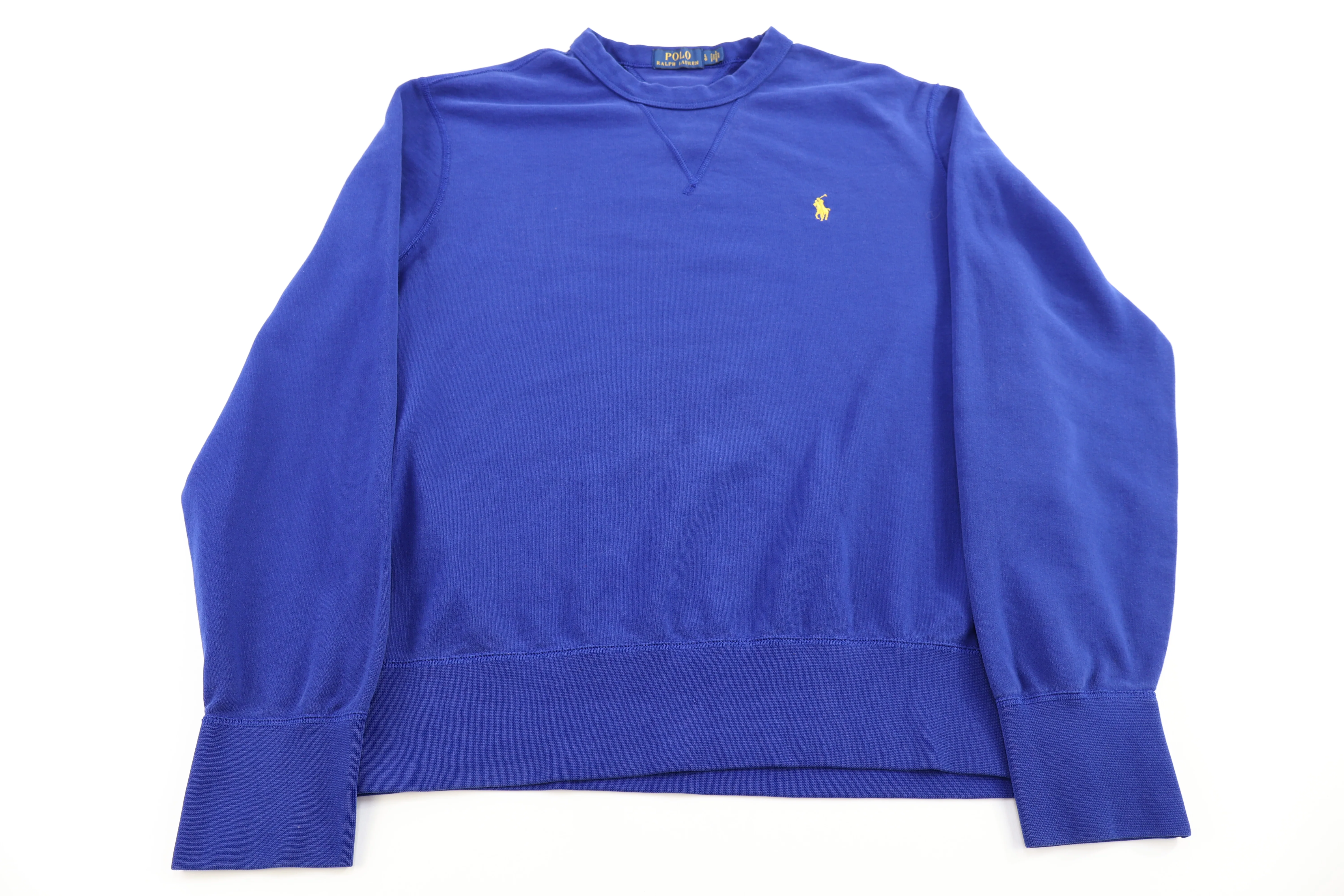 Polo Ralph Lauren Embroidered Logo Blue Sweater