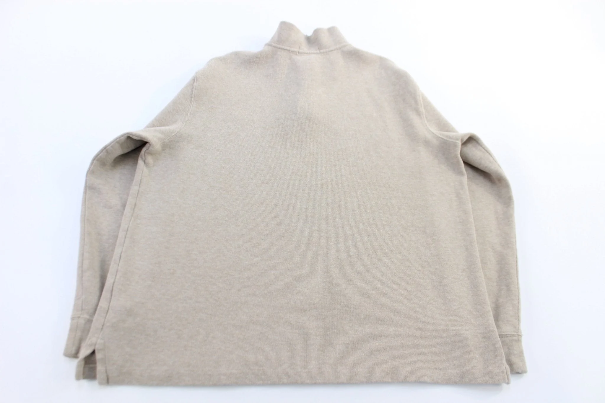 Polo Ralph Lauren Embroidered Logo Brown Quarter Zip Sweater - Image 2