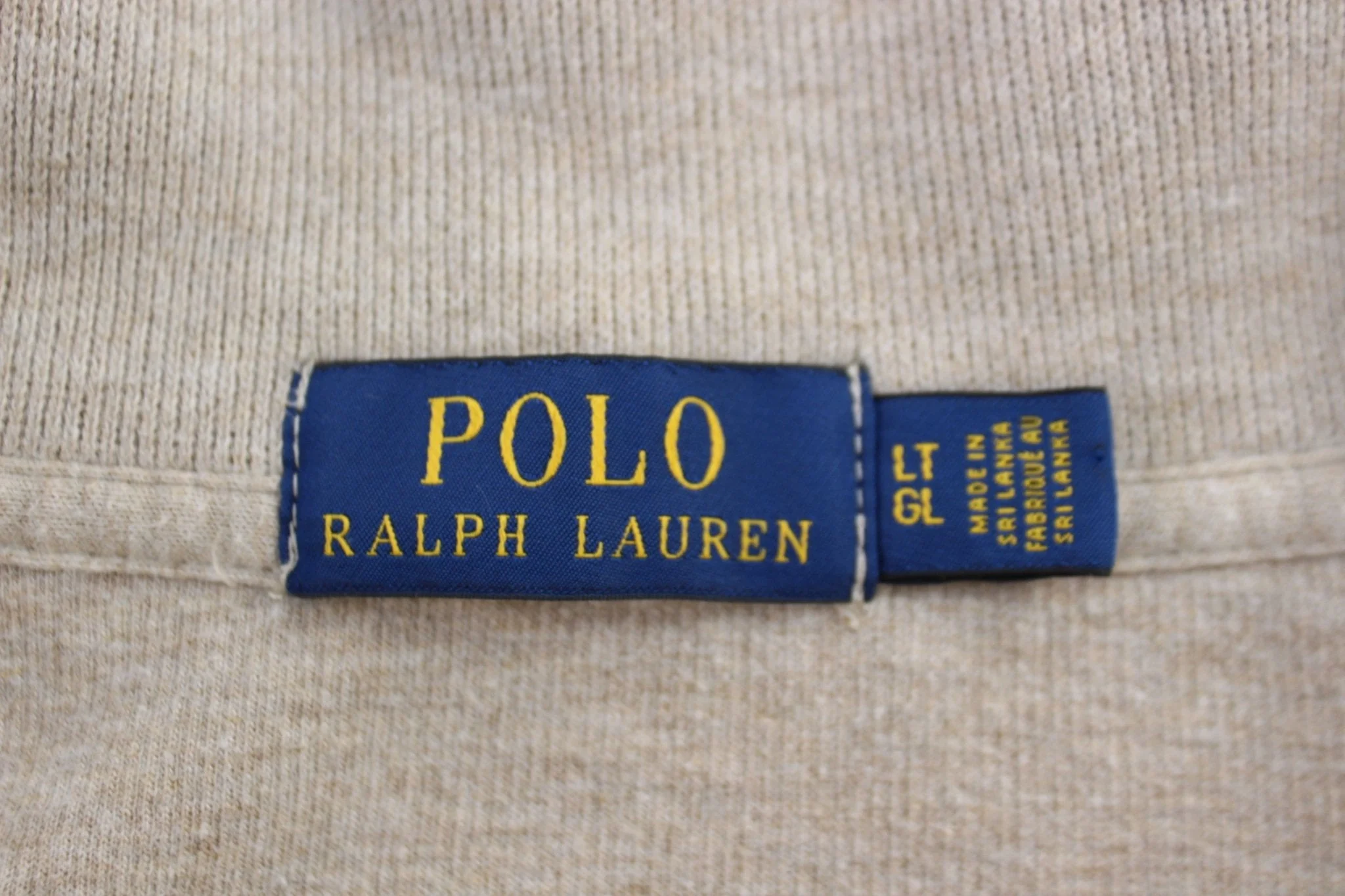 Polo Ralph Lauren Embroidered Logo Brown Quarter Zip Sweater - Image 4