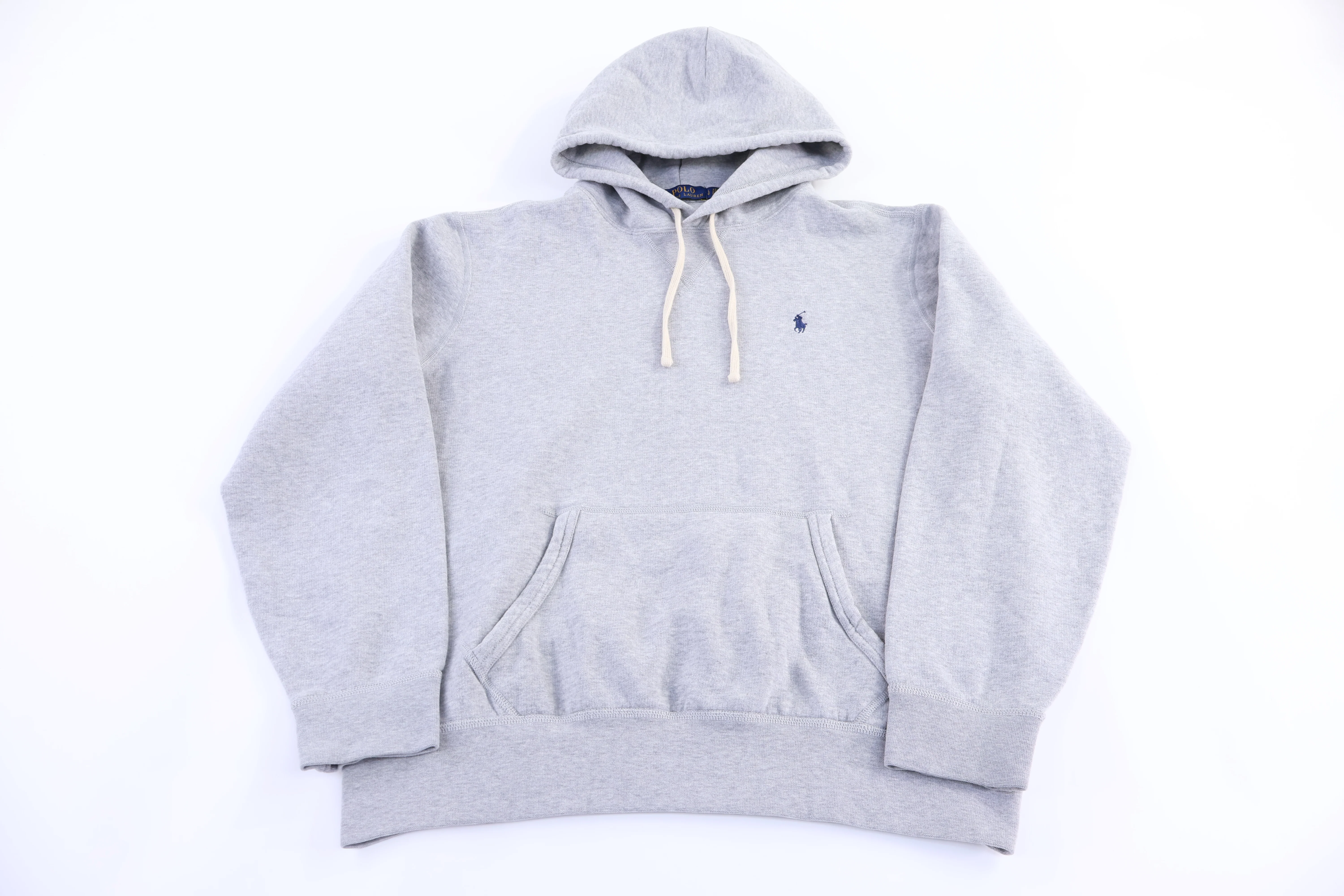 Polo Ralph Lauren Embroidered Logo Grey Pullover Hoodie