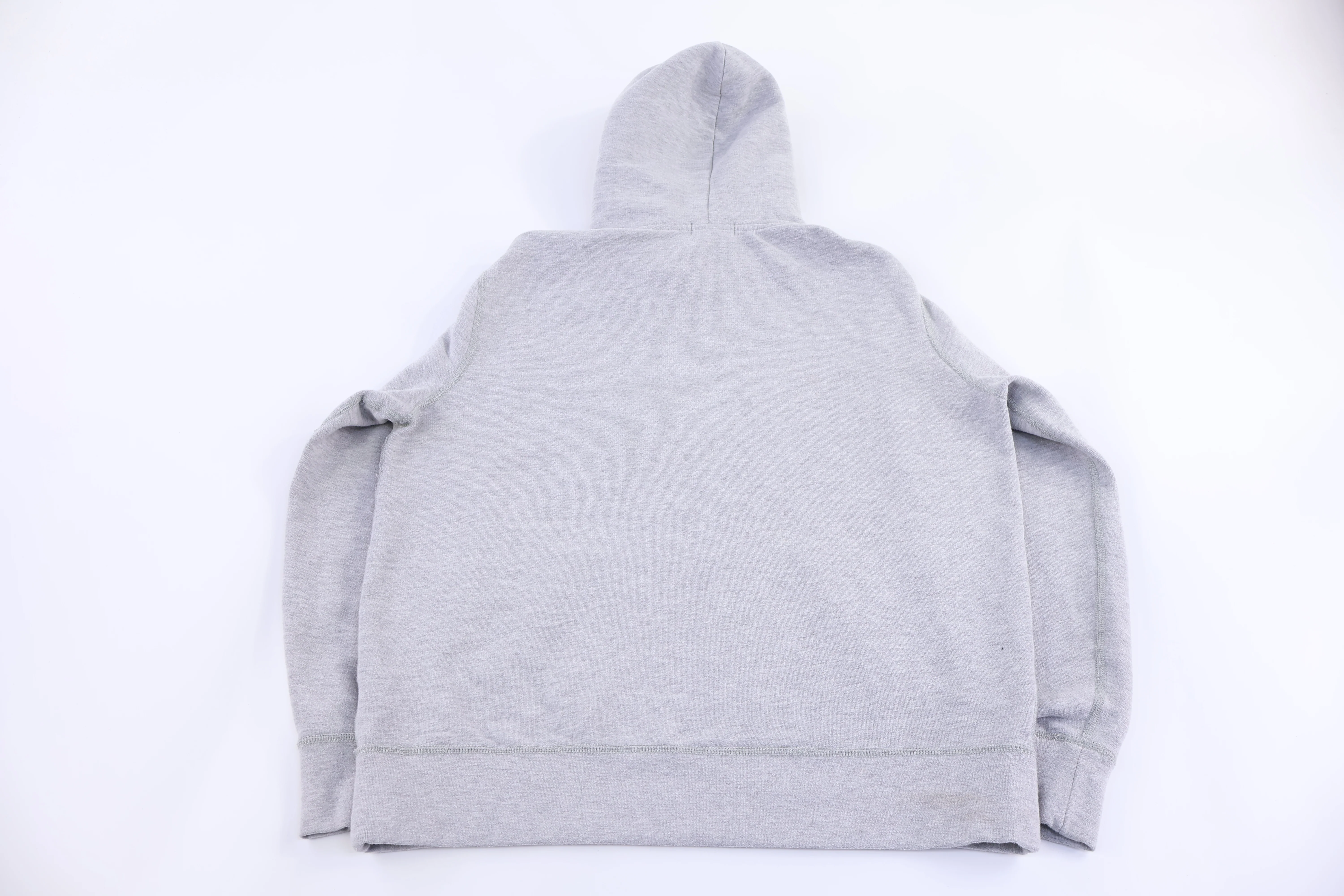 Polo Ralph Lauren Embroidered Logo Grey Pullover Hoodie - Image 2