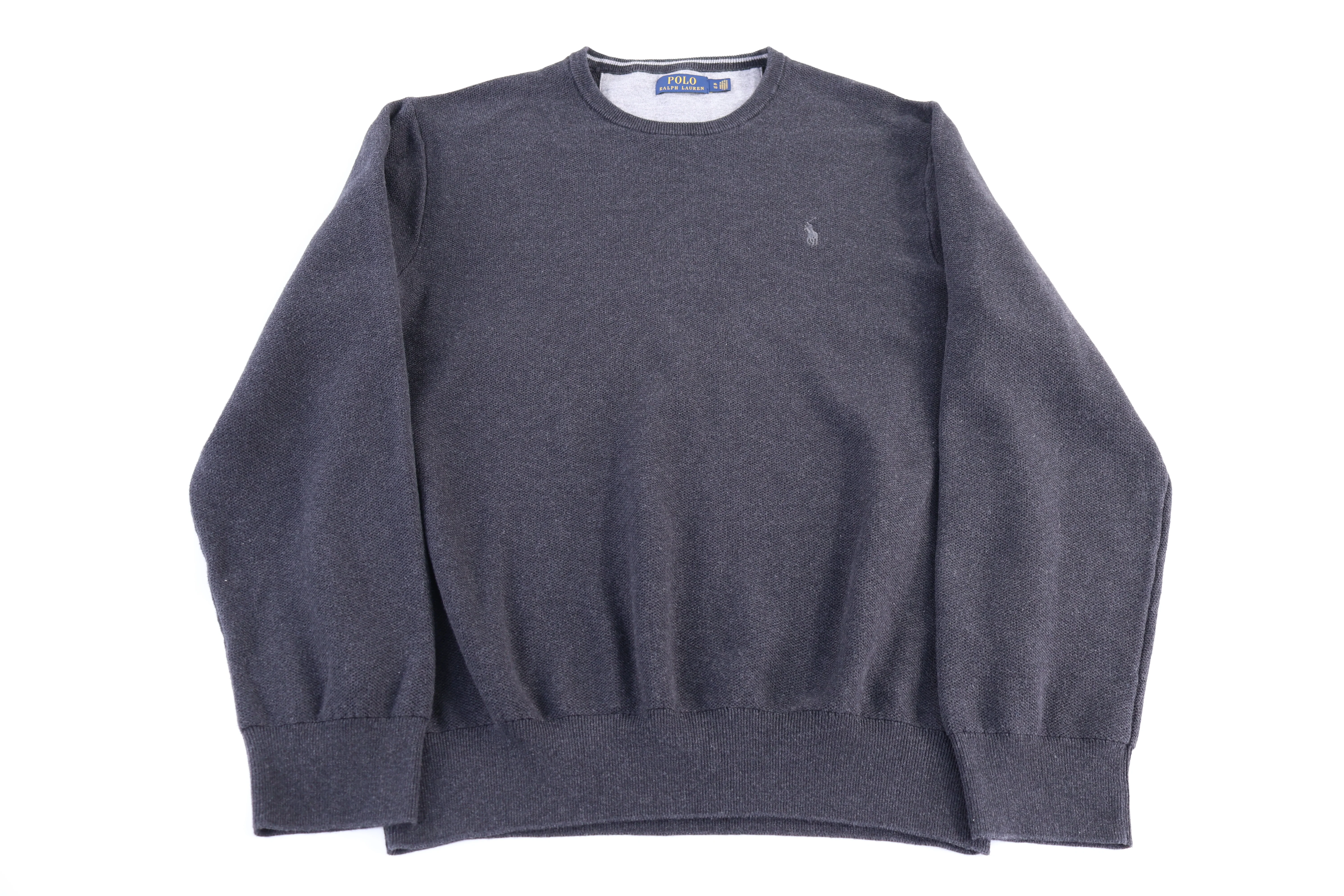 Polo Ralph Lauren Embroidered Logo Grey Sweater