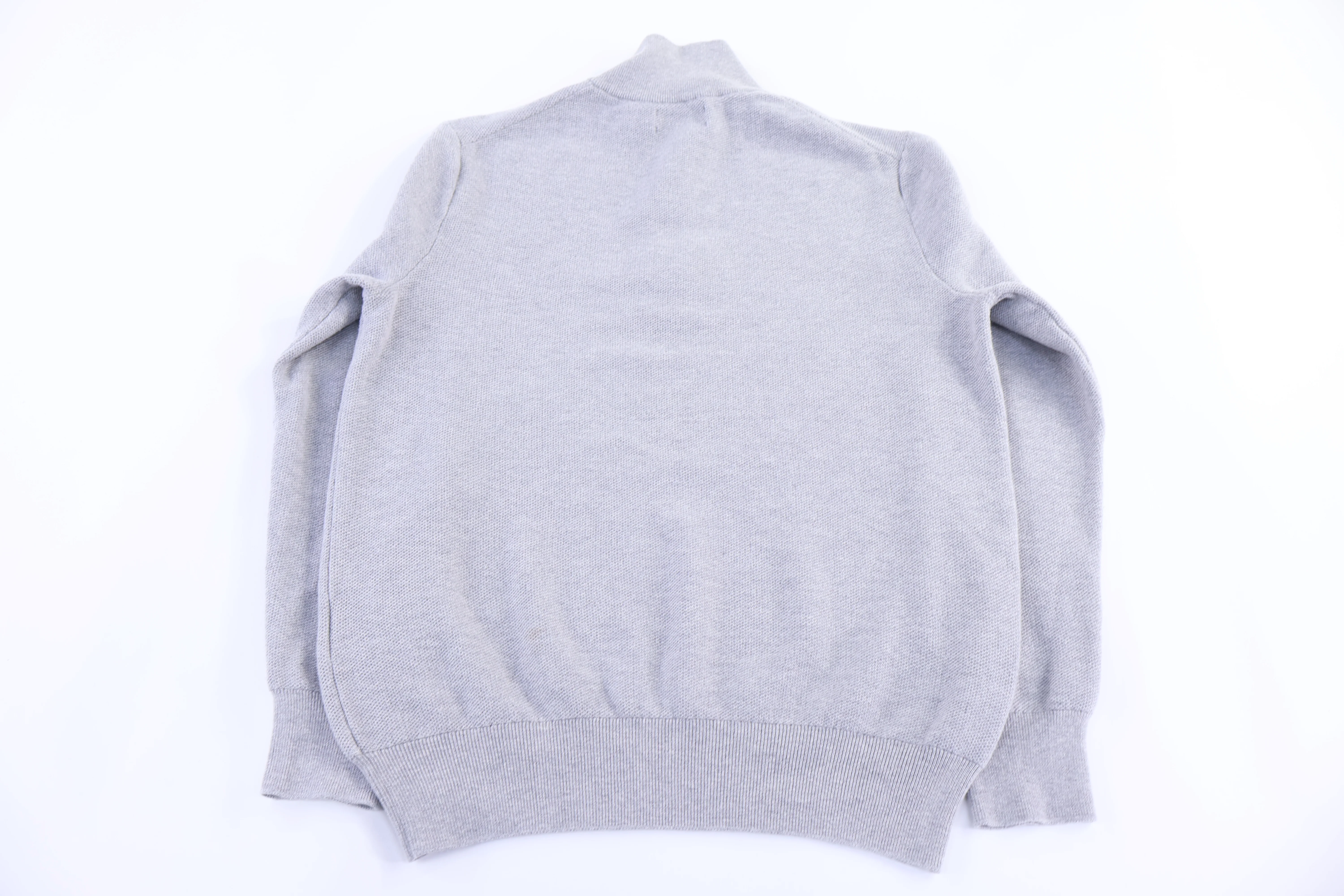 Polo Ralph Lauren Embroidered Logo Grey Sweater - Image 2