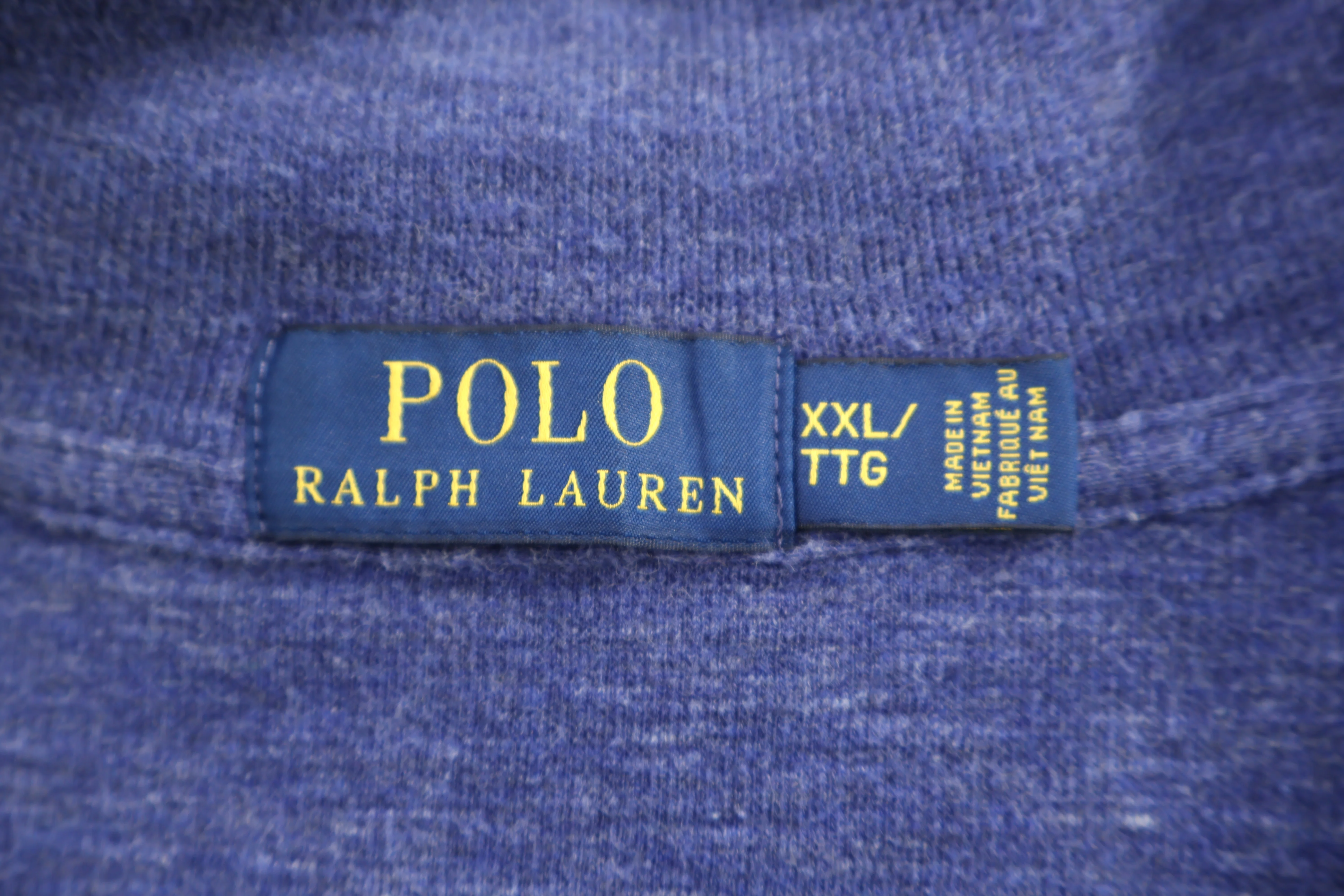 Polo Ralph Lauren Embroidered Logo Quarter Zip Sweater - Image 3