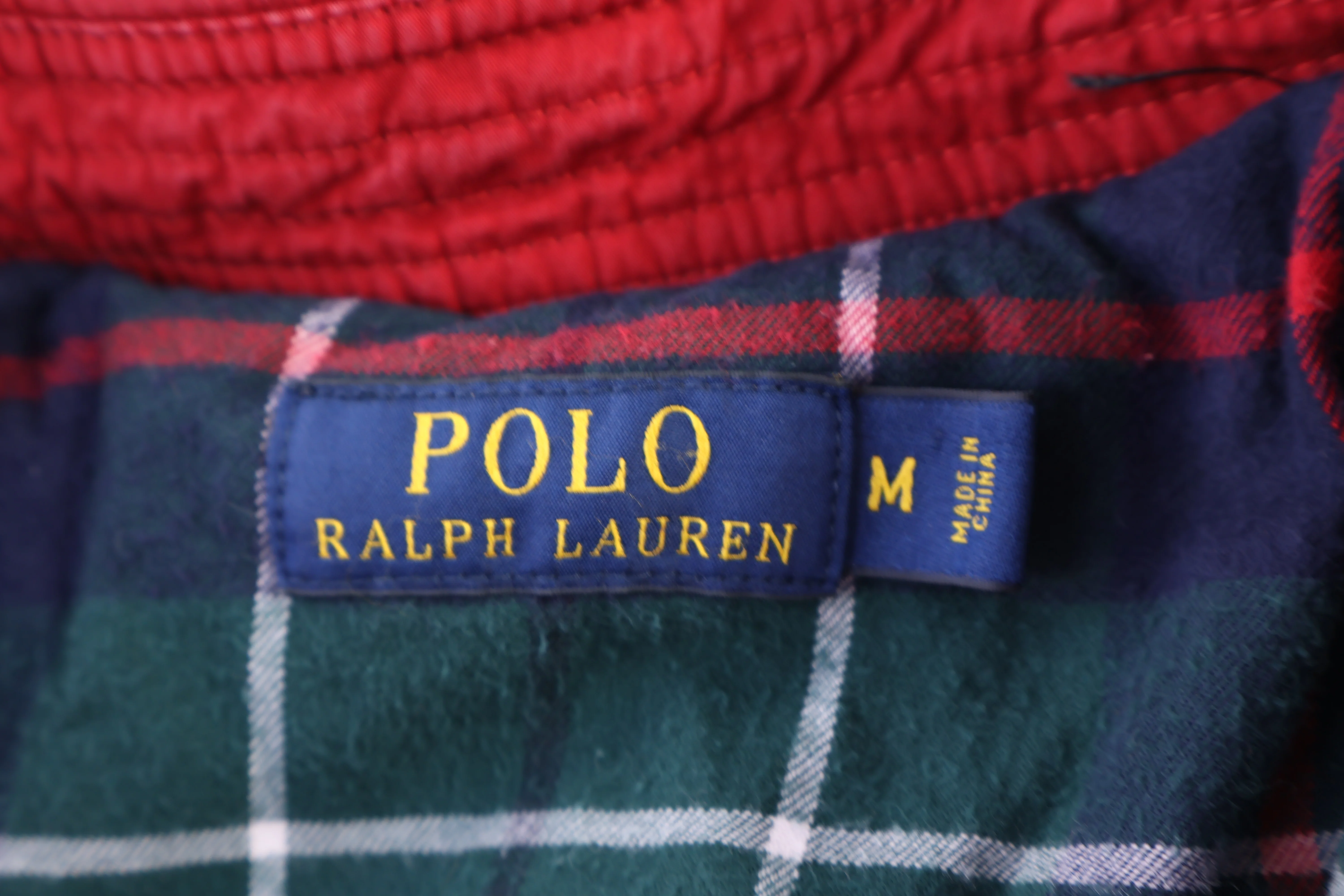 Polo Ralph Lauren Embroidered Logo Red Full Zip Jacket - Image 3