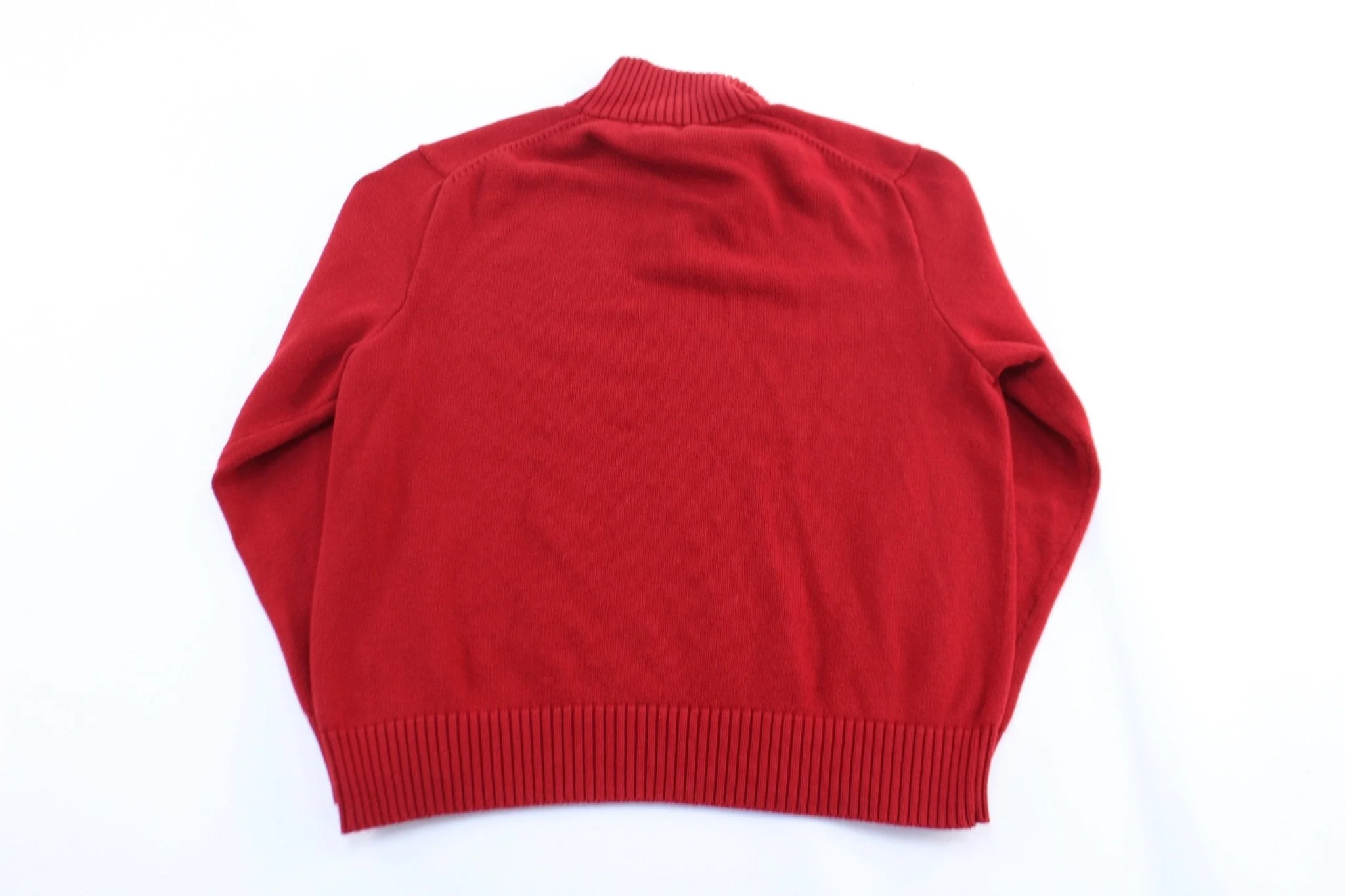 Polo Ralph Lauren Embroidered Logo Red Pullover Sweater - Image 2