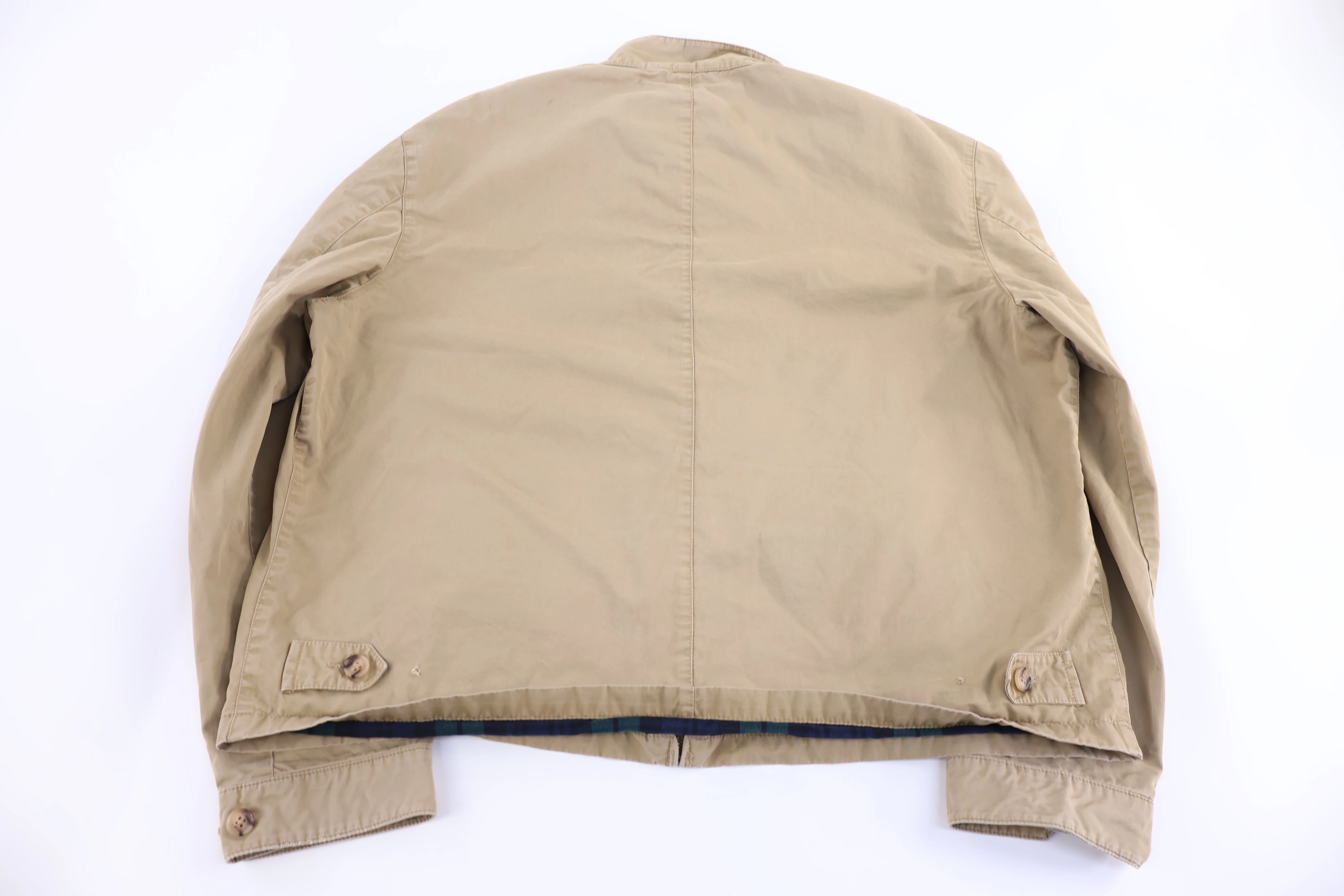 Polo Ralph Lauren Embroidered Logo Tan Full Zip Jacket - Image 2