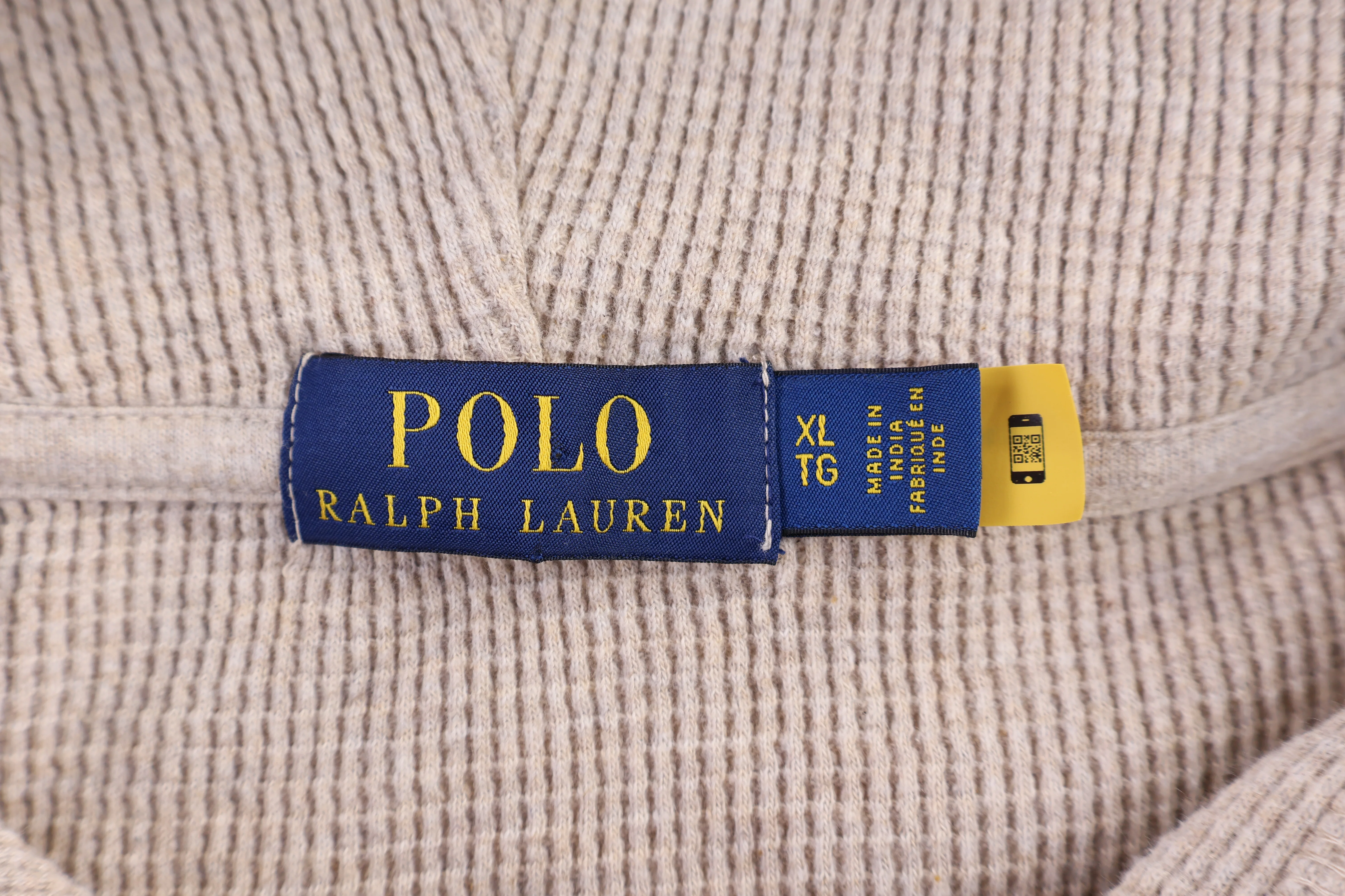 Polo Ralph Lauren Embroidered Logo Tan Pullover Hoodie - Image 3
