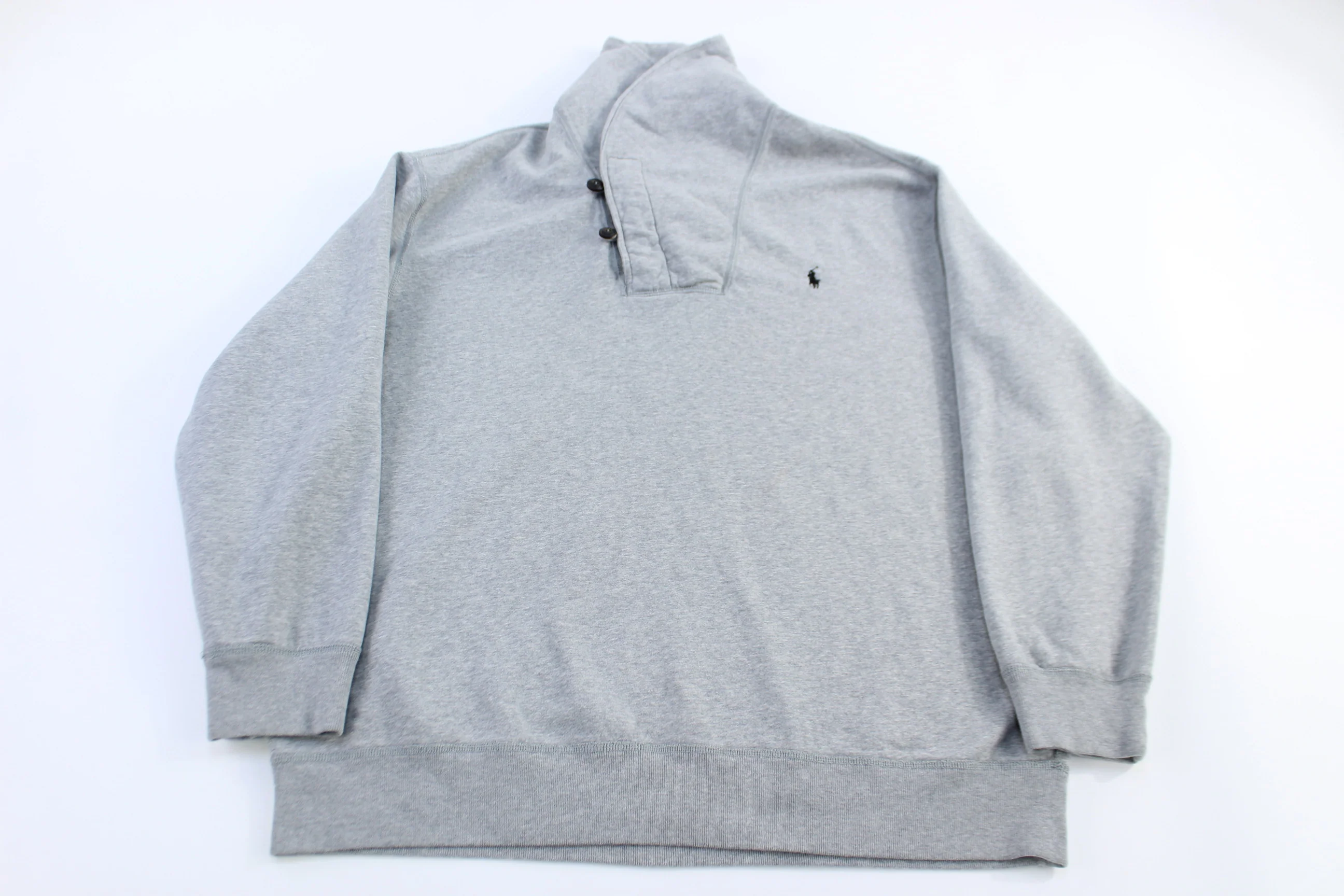 Polo Ralph Lauren Grey Shawl Collar Sweater