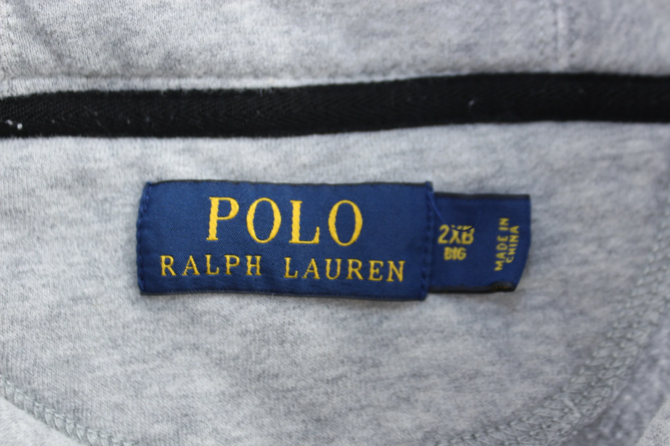 Polo Ralph Lauren Grey Shawl Collar Sweater - Image 3