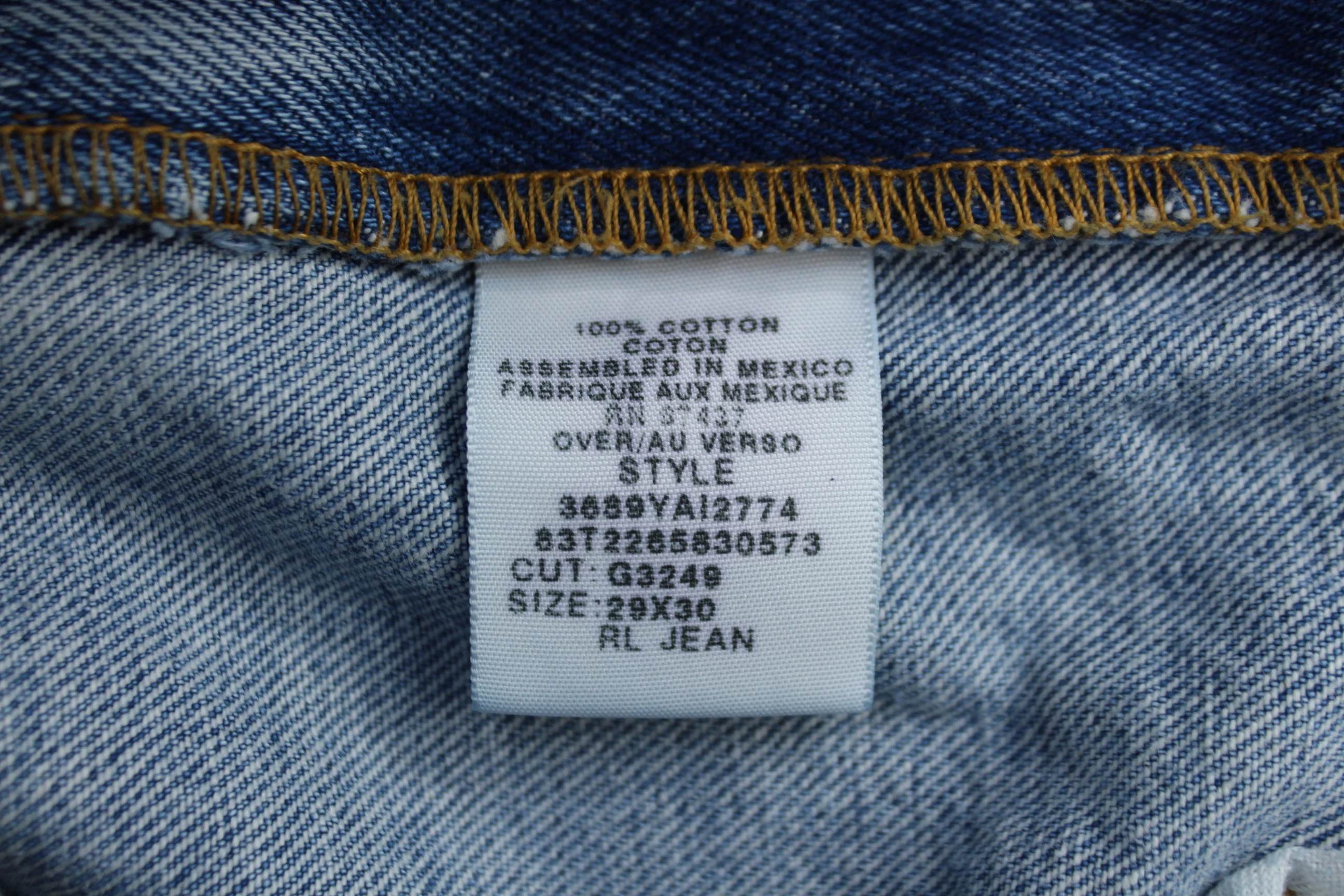 Polo Ralph Lauren Light Wash Denim Jeans - Image 4