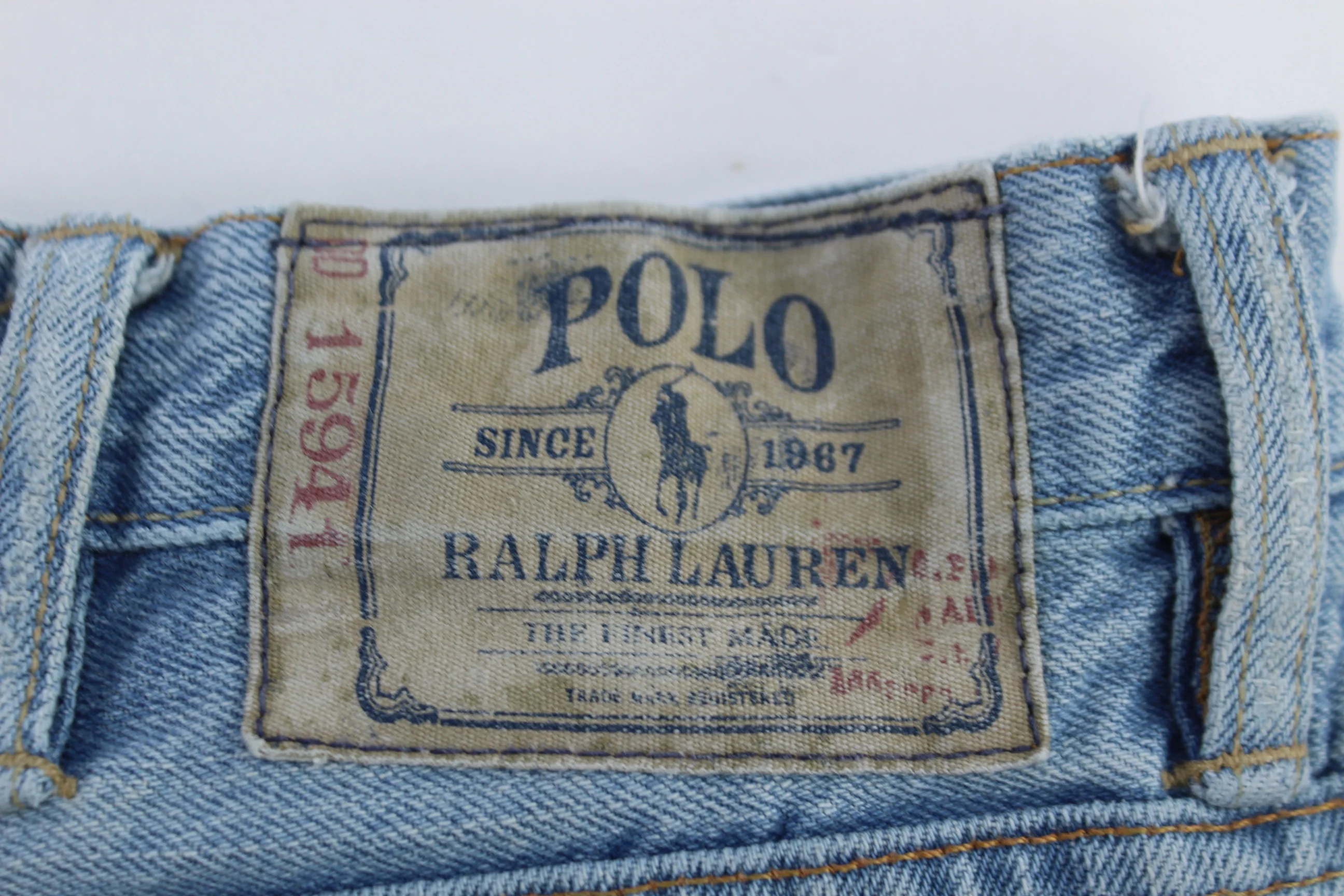 Polo Ralph Lauren Light Wash Denim Jeans - Image 3
