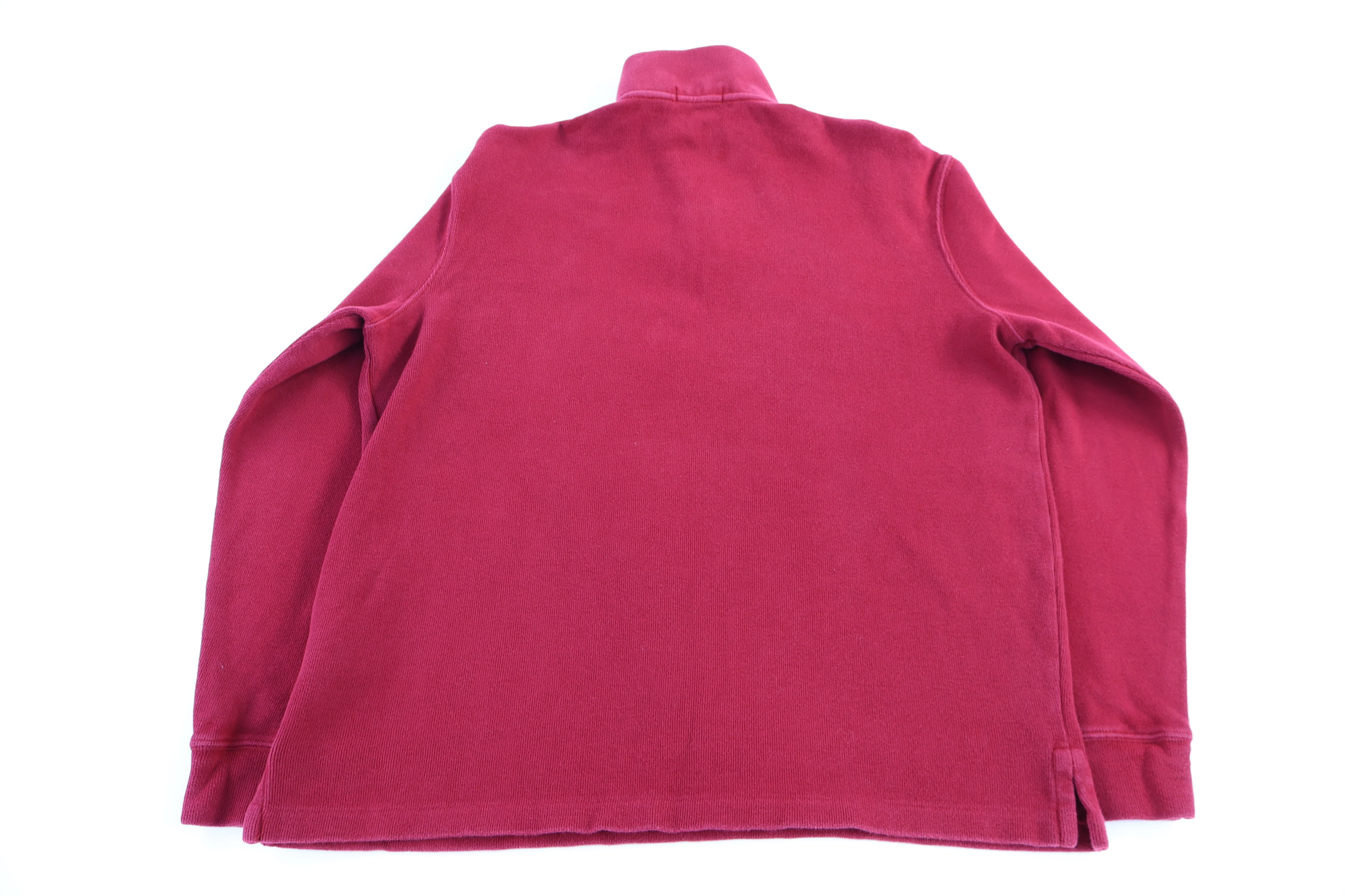 Polo Ralph Lauren Red Quarter Zip Sweater - Image 2