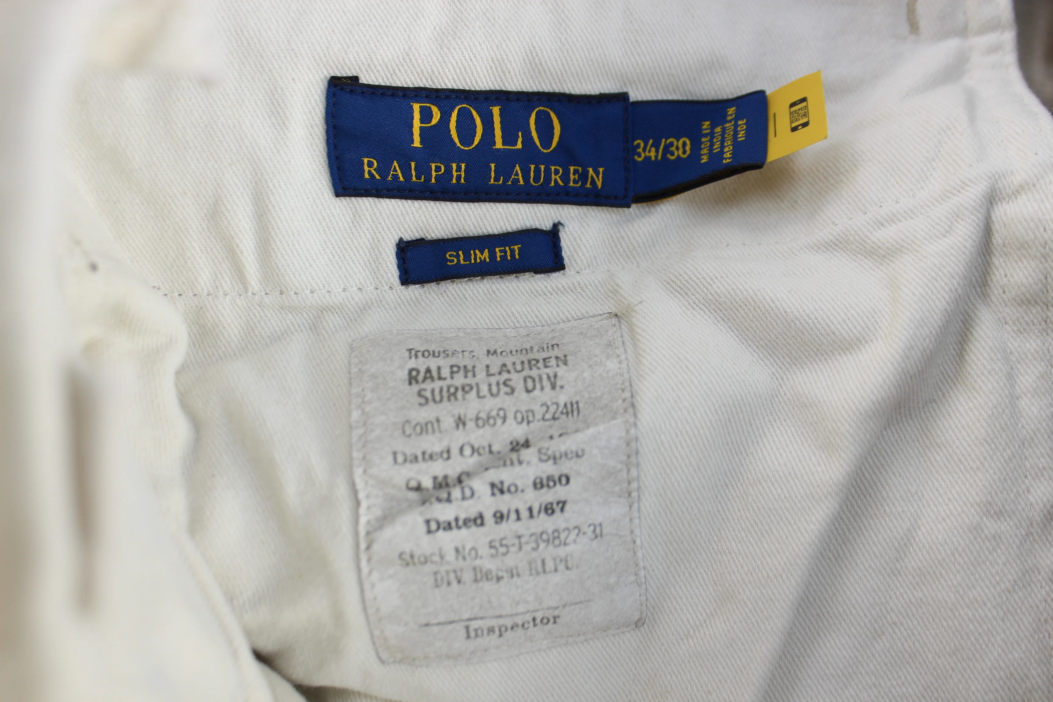 Polo Ralph Lauren Tan Cargo Pants - Image 3