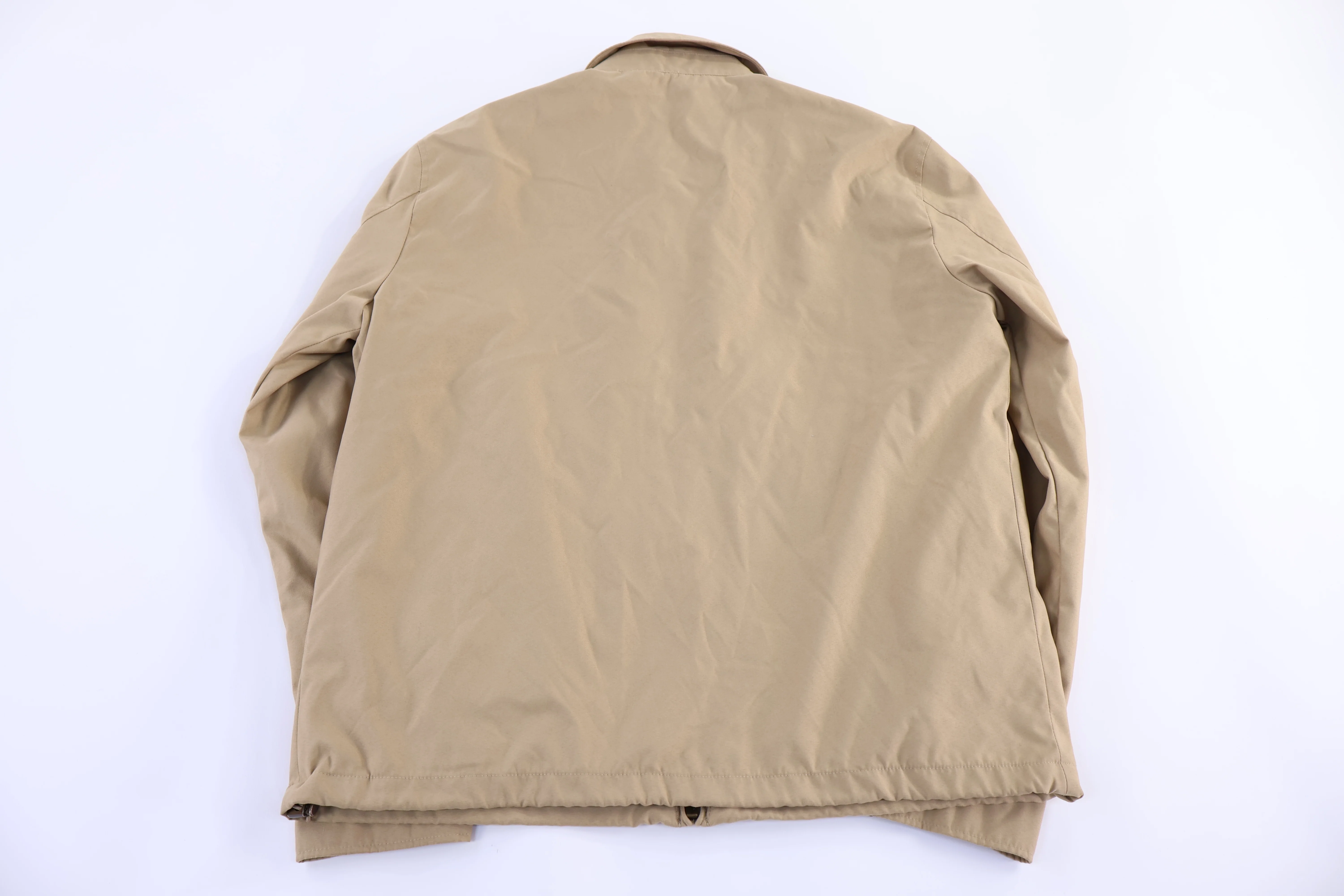 Polo Ralph Lauren Tan Embroidered Logo Full Zip Jacket - Image 2