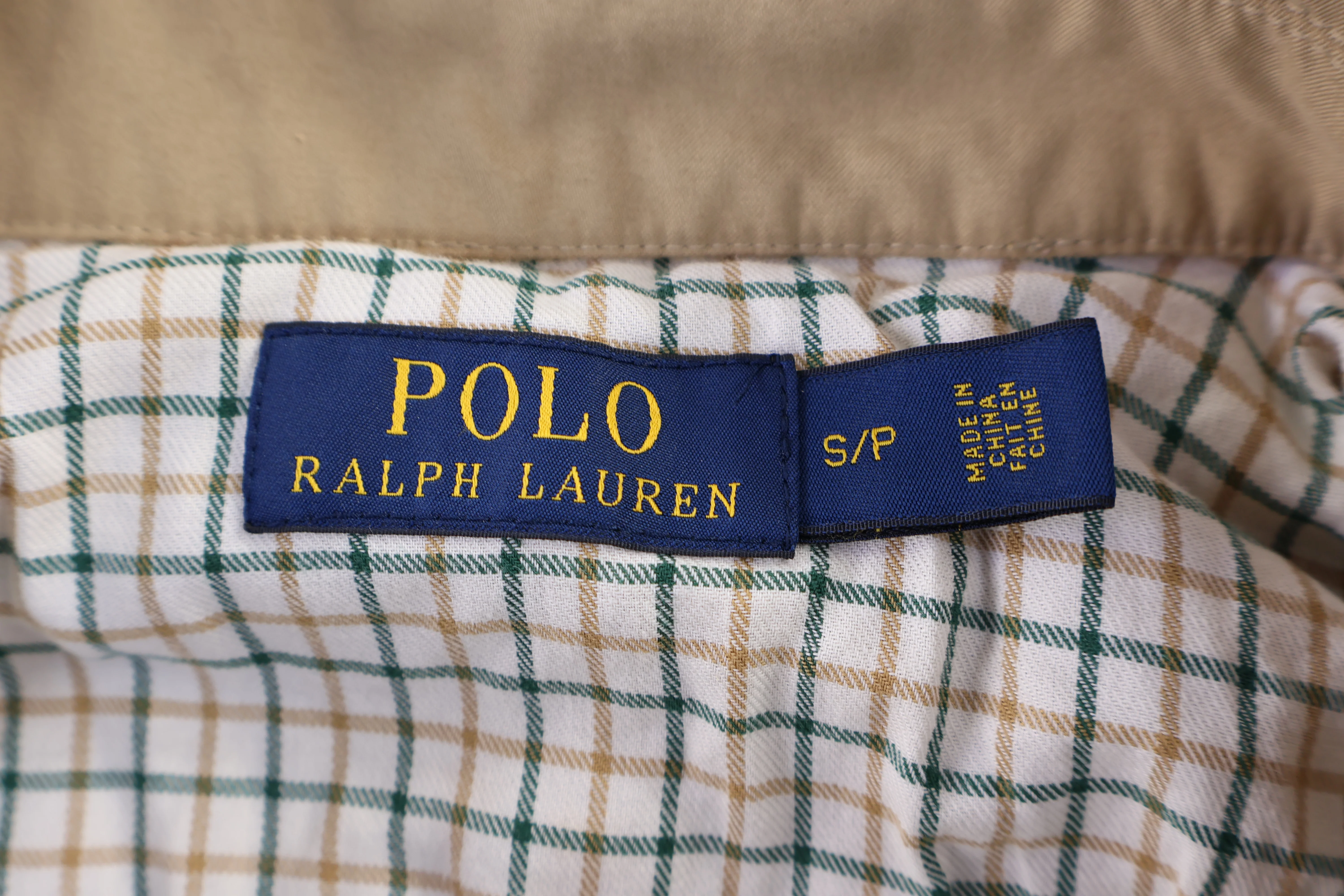 Polo Ralph Lauren Tan Embroidered Logo Full Zip Jacket - Image 3