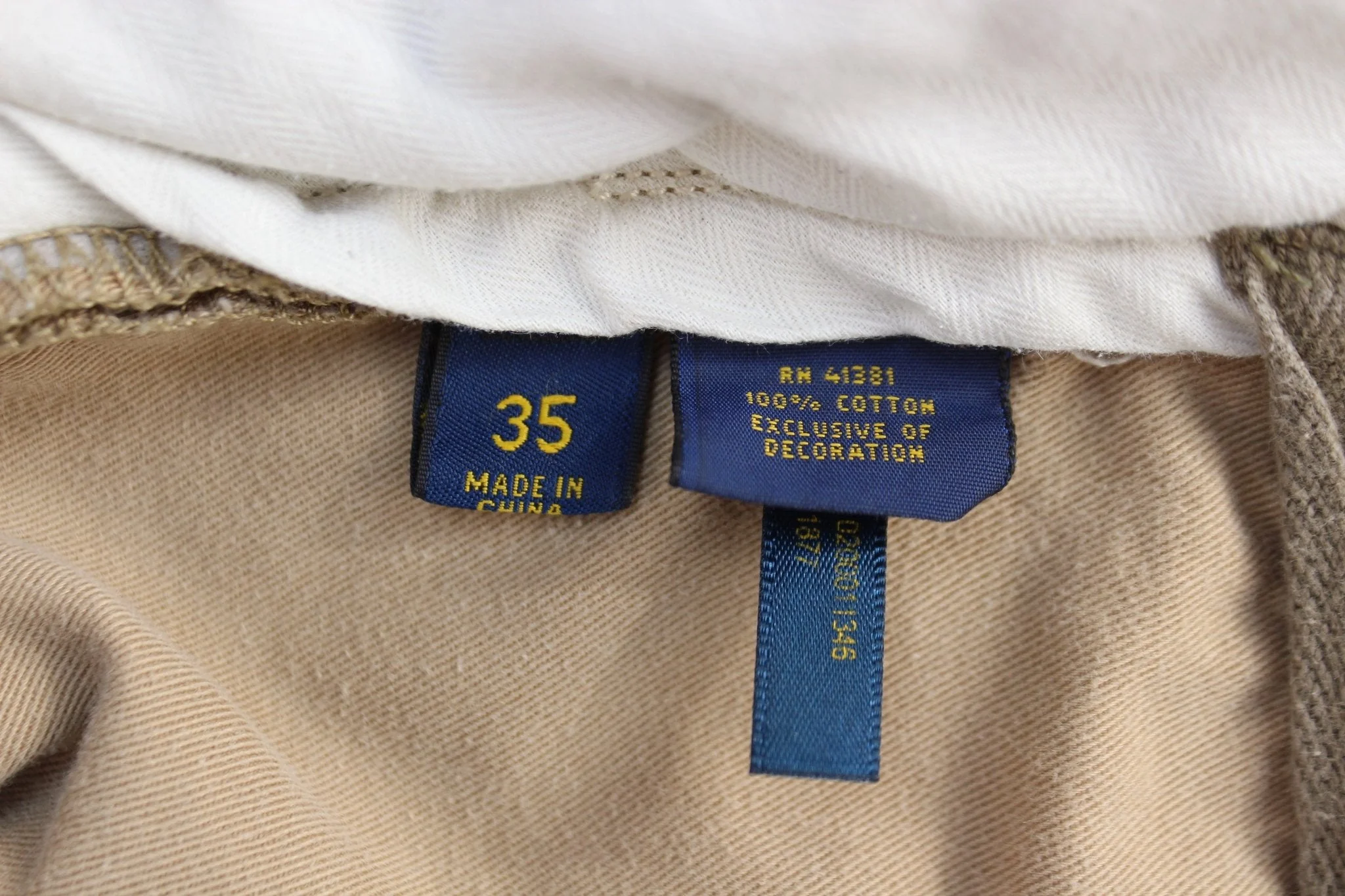 Polo Ralph Lauren Utility Canvas Khaki Shorts - Image 3