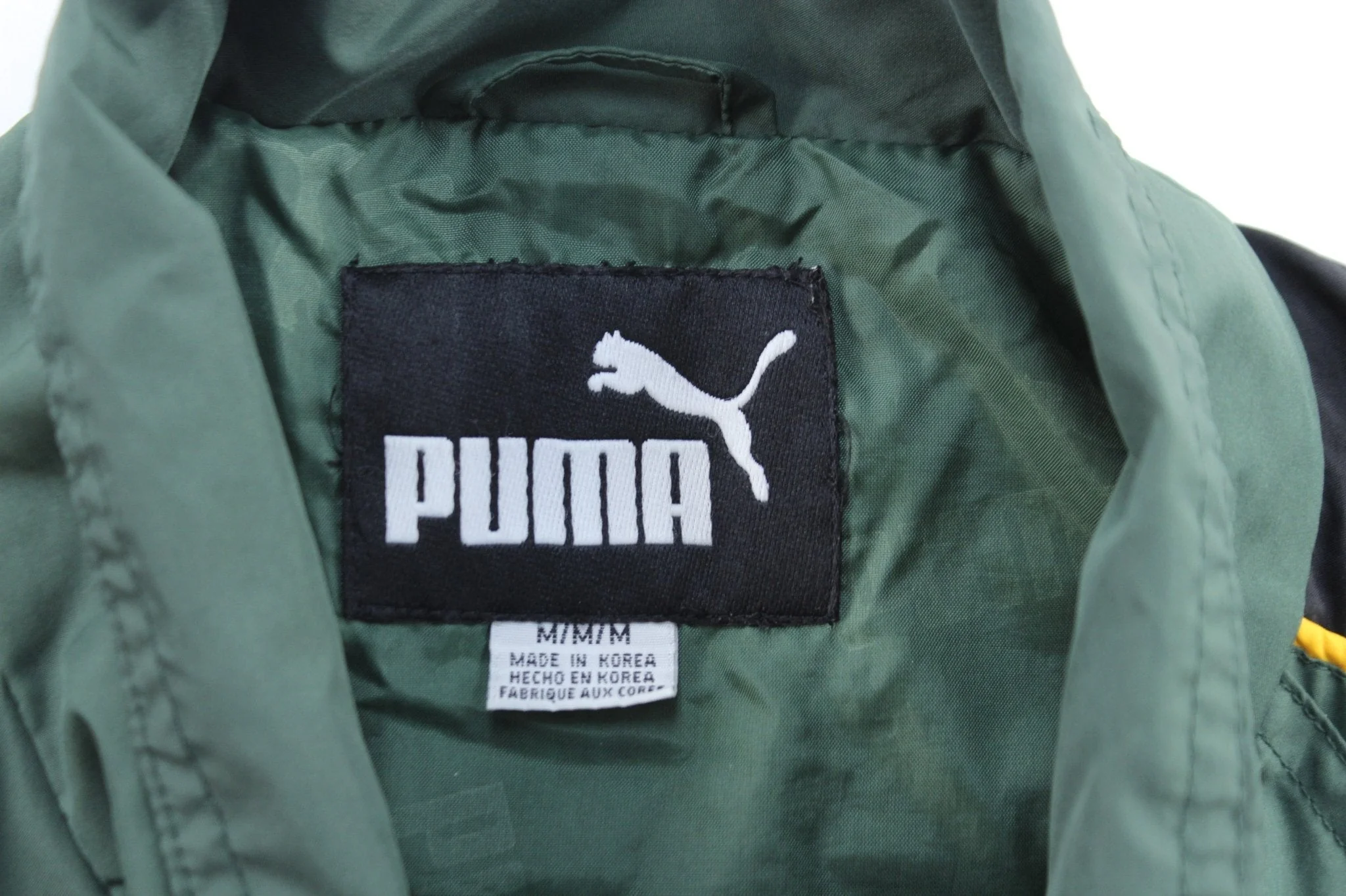 Puma Embroidered Logo Green Bay Packers Zip Up Jacket - Image 3