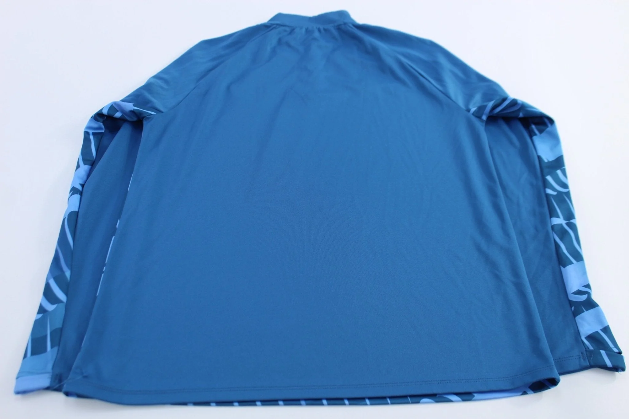 Puma Embroidered Logo Manchester City Soccer Quarter Zip Pullover - Image 2