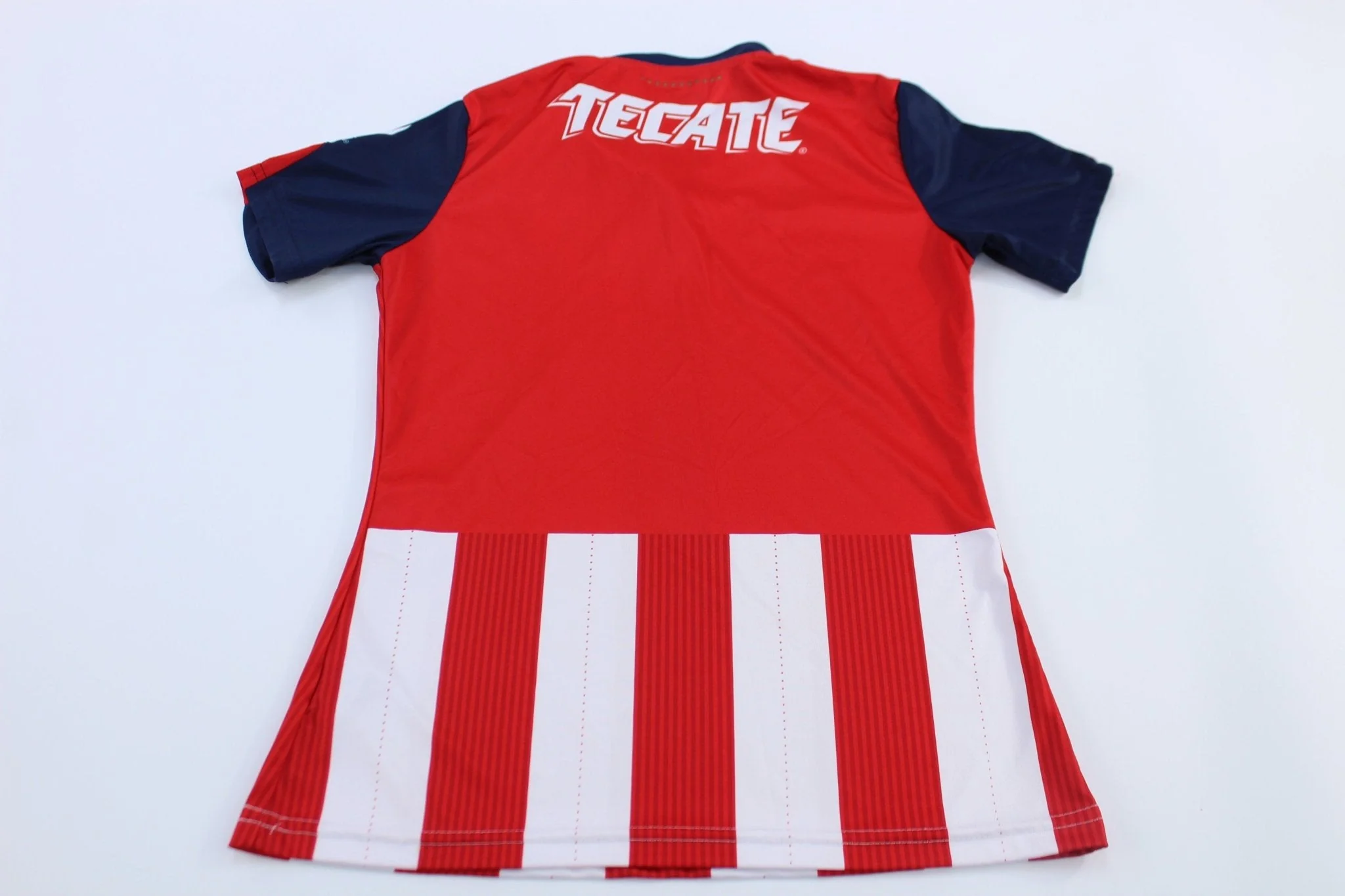 Puma Logo Club Deportivo Guadalajara Striped Soccer Jersey - Image 2