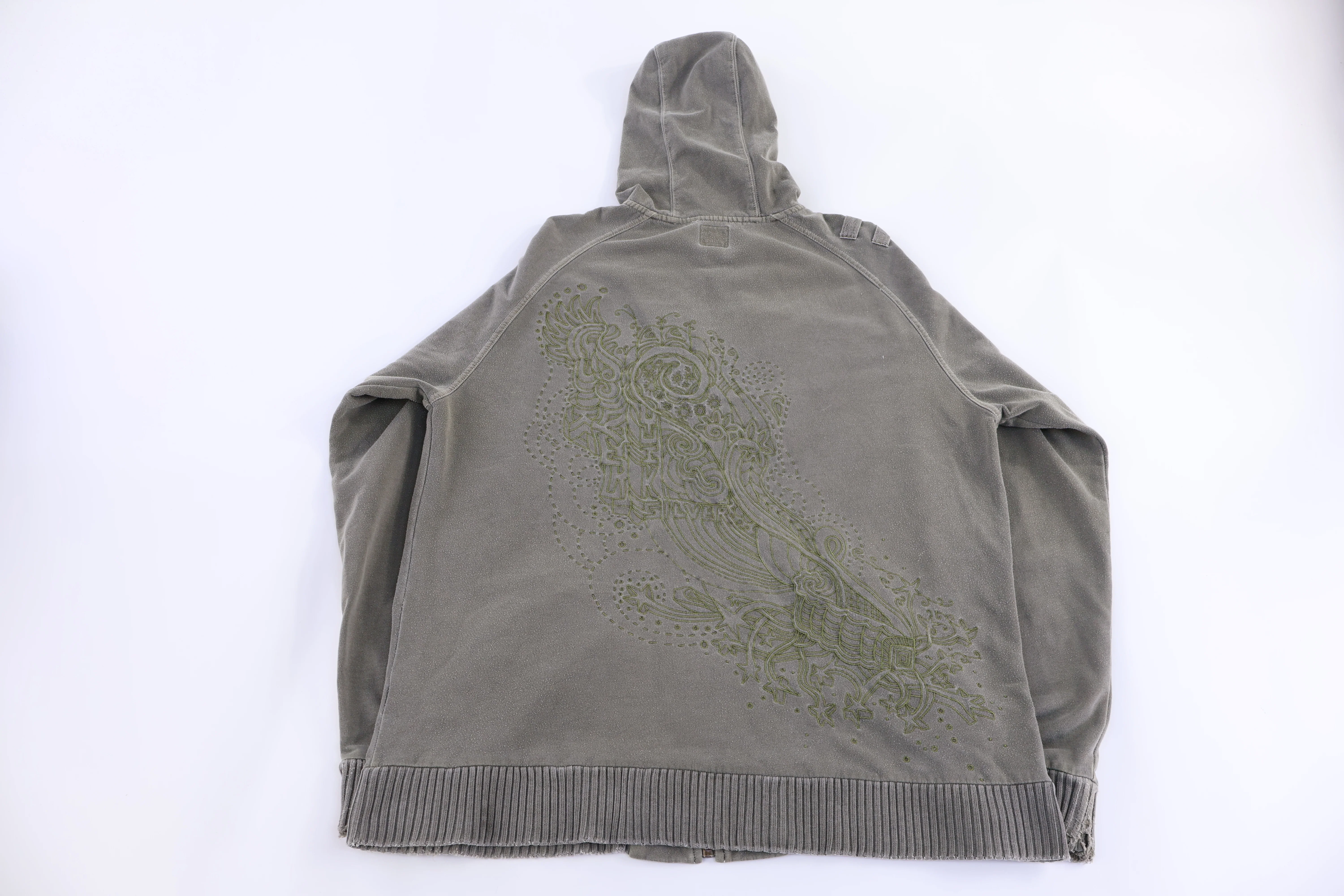 Quicksilver Green Full Zip Hoodie - Image 2