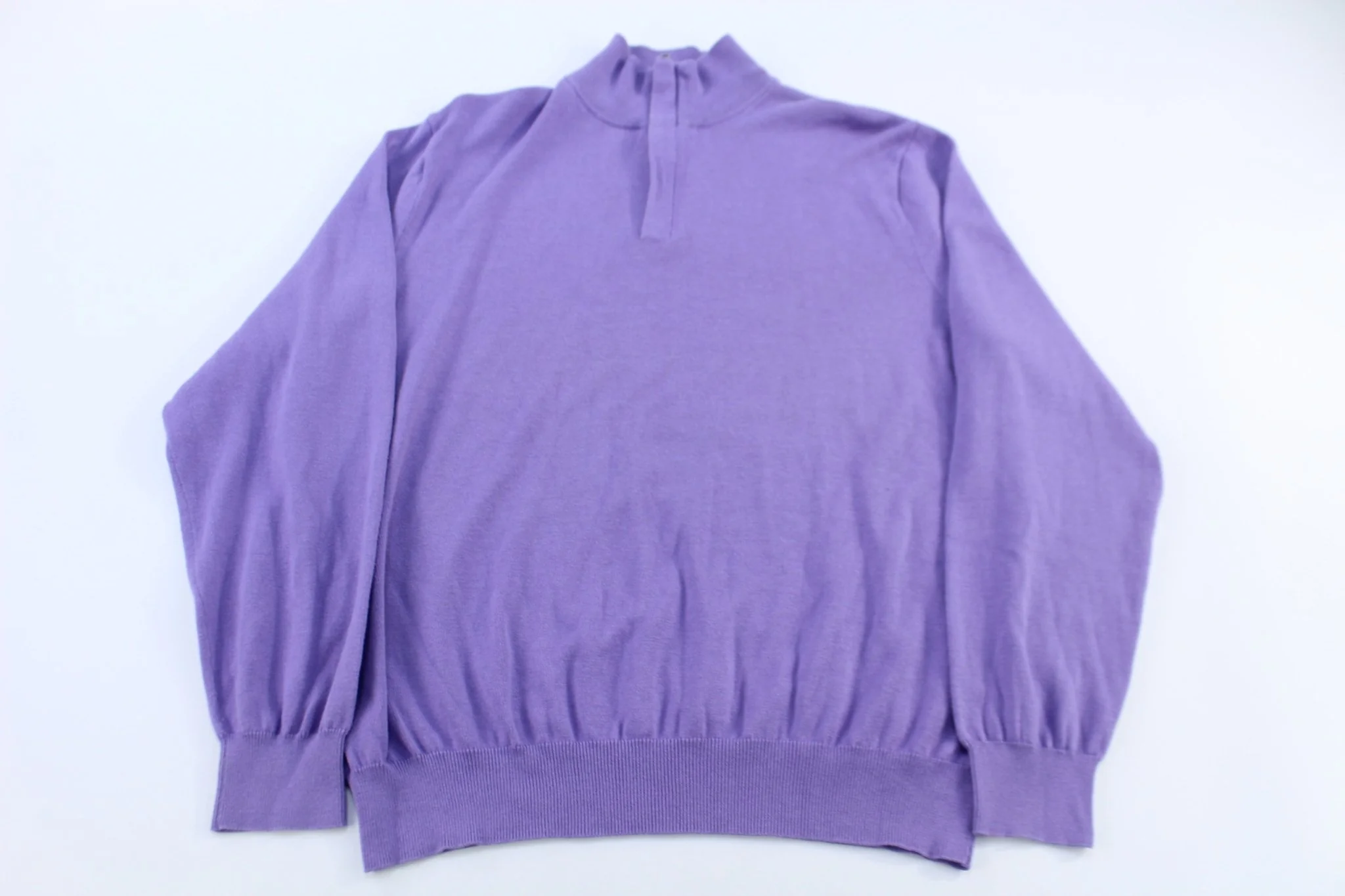 Ralph Lauren Polo Golf Purple Quarter Zip Sweater