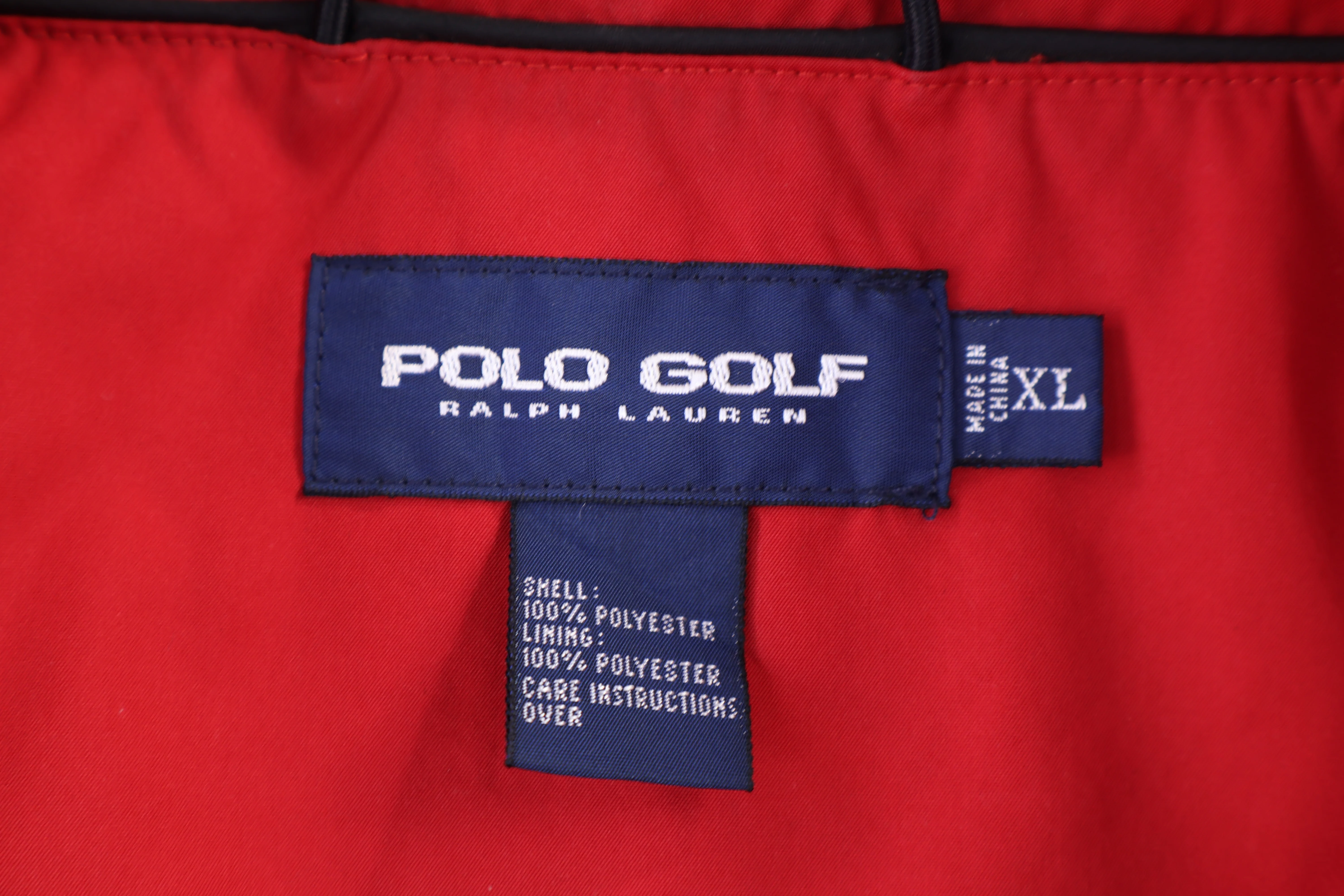 Ralph Lauren Polo Golf Red Full Zip Vest - Image 3
