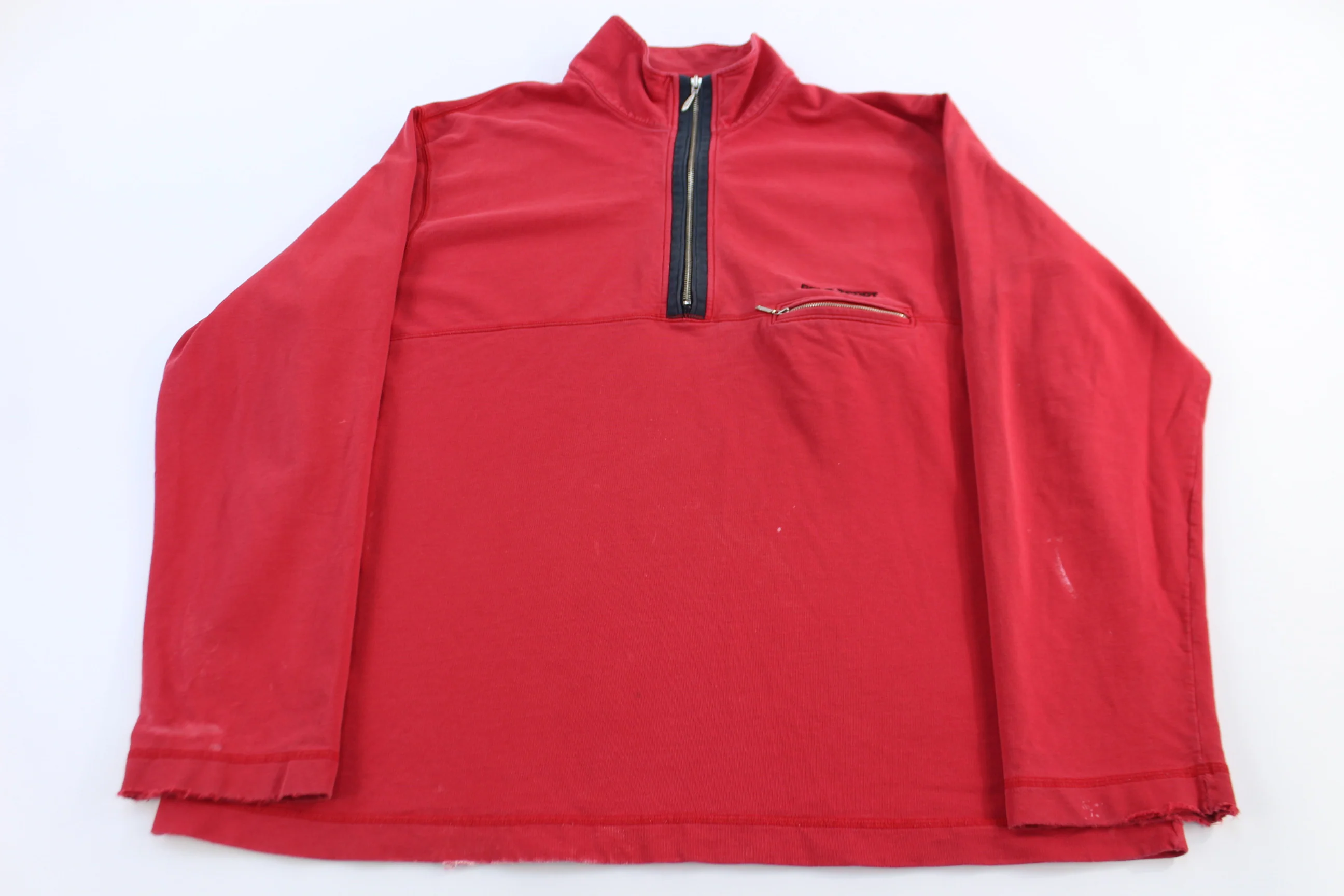 Ralph Lauren Polo Sport Red Quarter Zip Sweatshirts