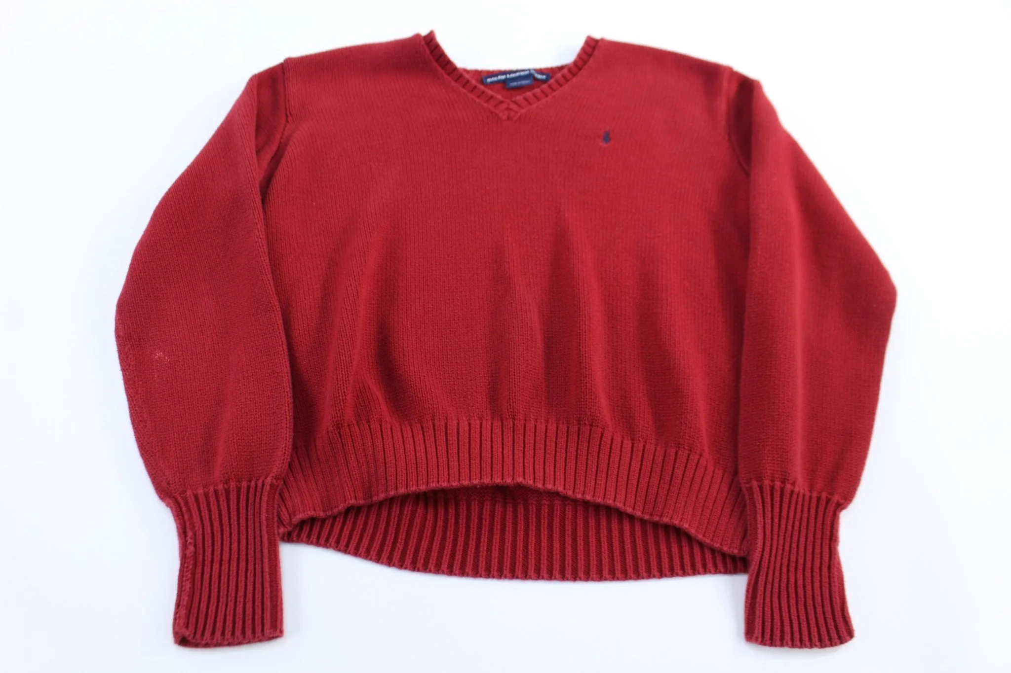 Ralph Lauren Sport Red Knit Sweater